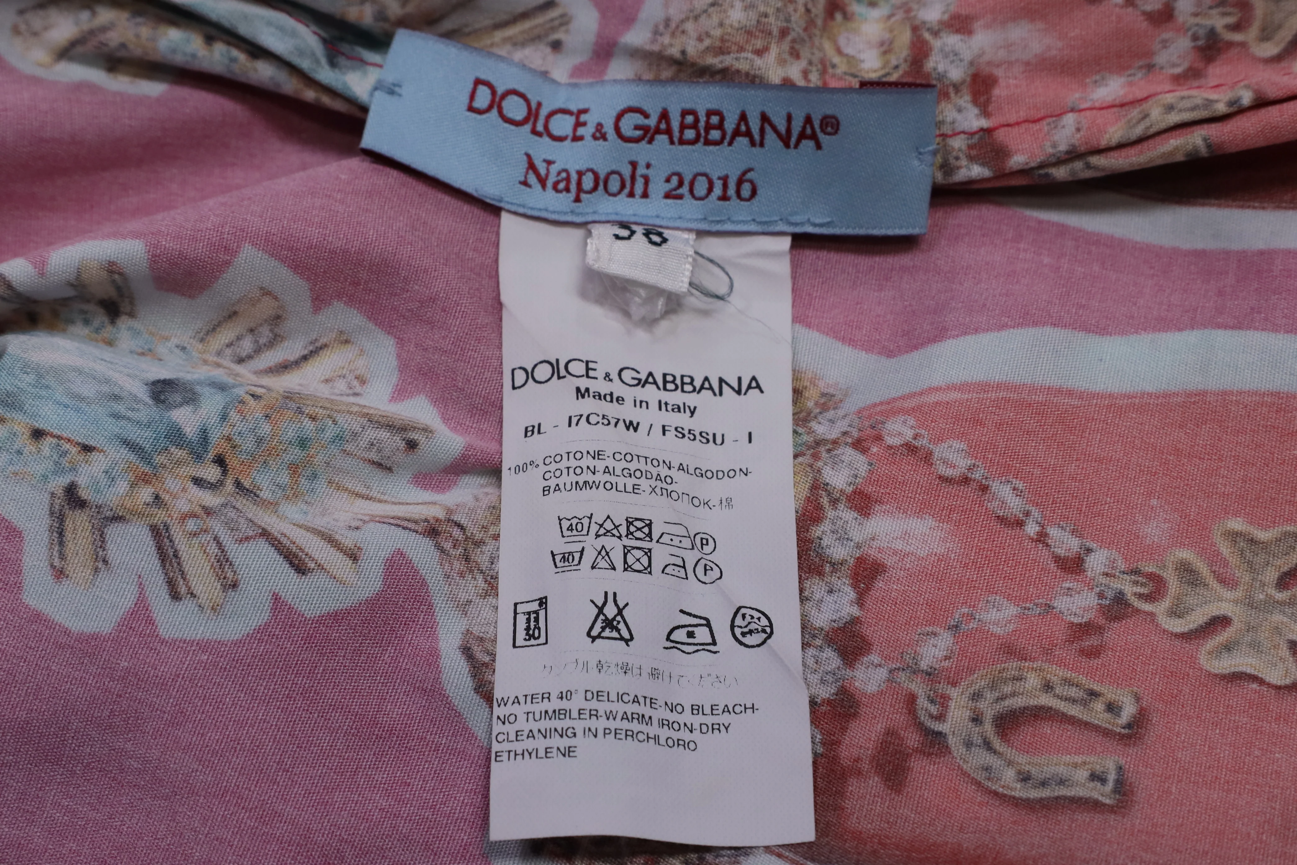 Women's Dolce & Gabbana Pink Hands Top - Image 10