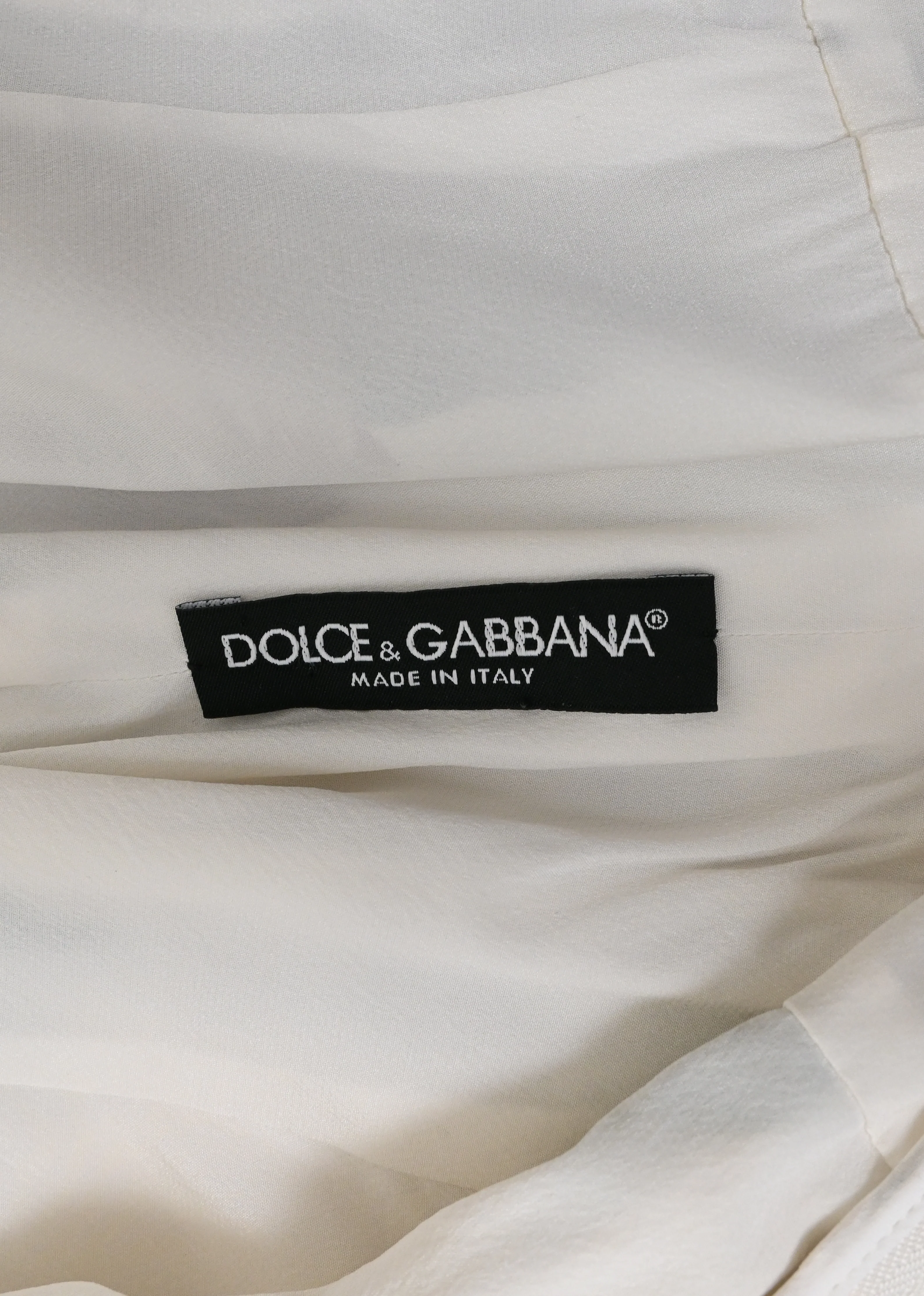Women's Dolce & Gabbana Printed Stretch Ruched Mini Dress in Multicolor Silk - Image 10