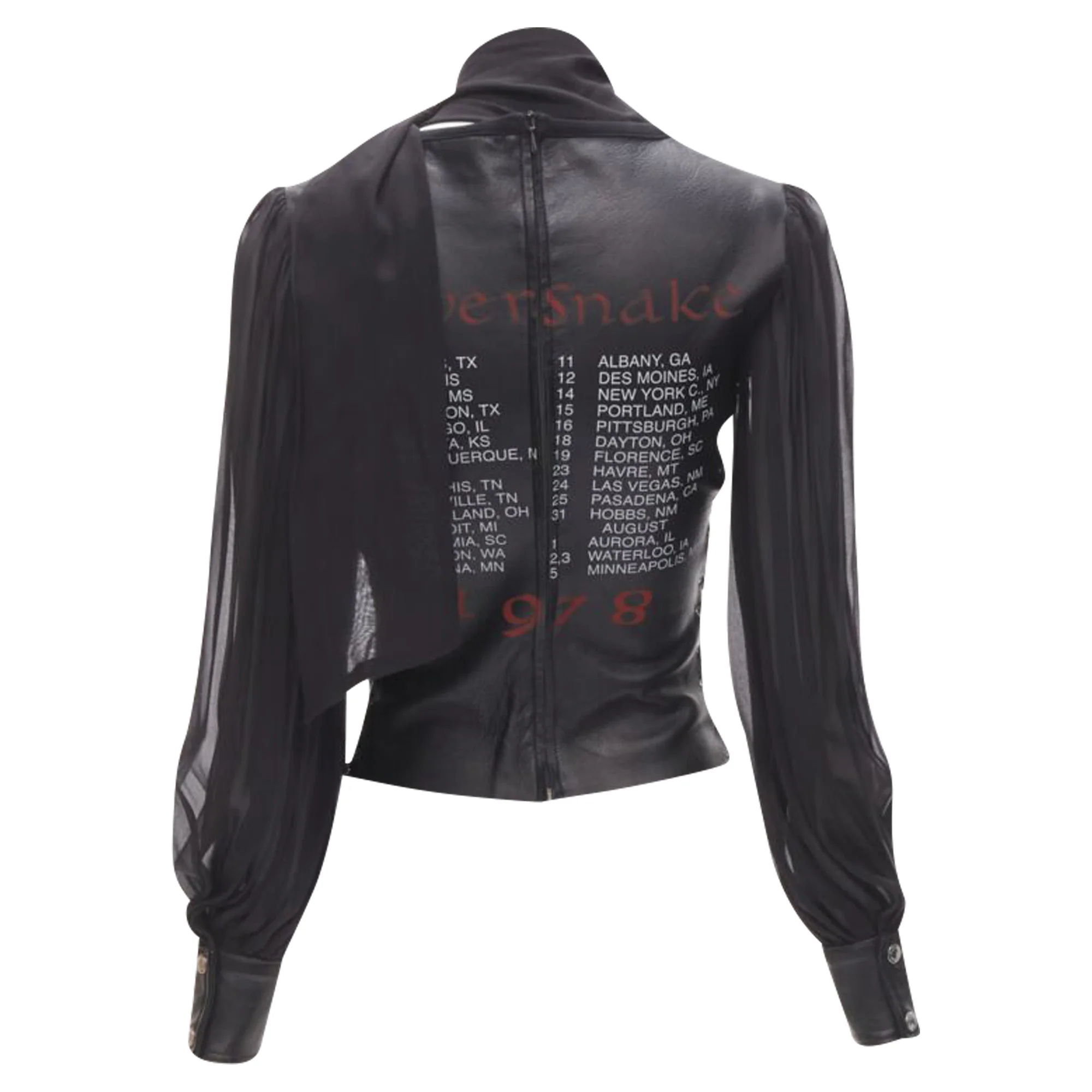 Women's Dolce & Gabbana scaled leather corset blouse - Image 5