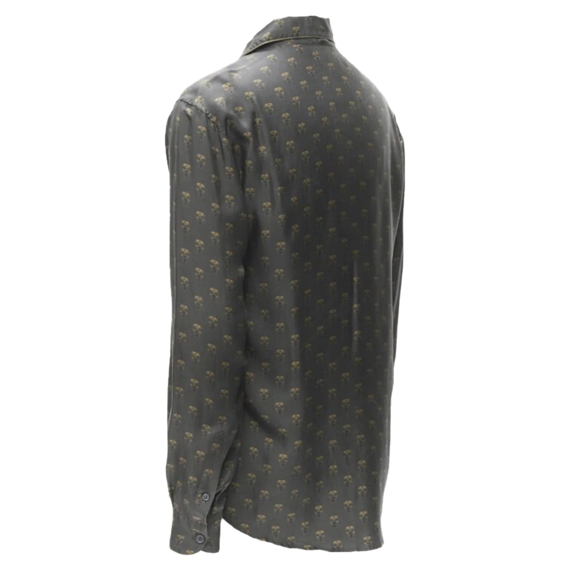 Women's Dolce & Gabbana silk Queen Bee print pajama shirt - Image 6