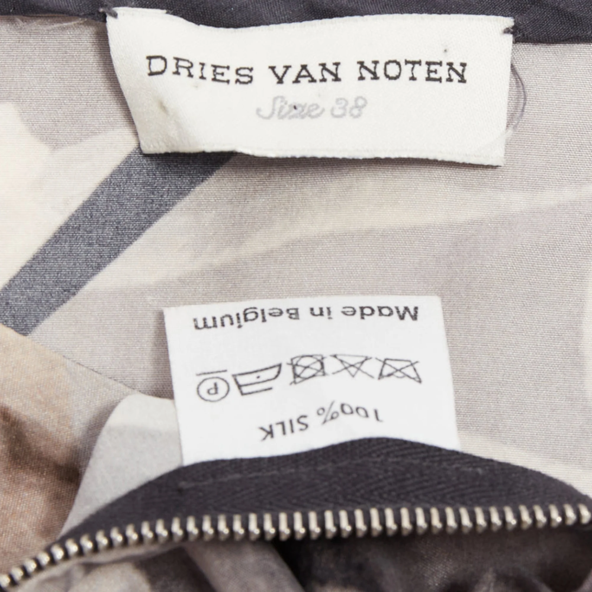 Women's Dries Van Noten 2009 Floral Drape Dress - Image 8