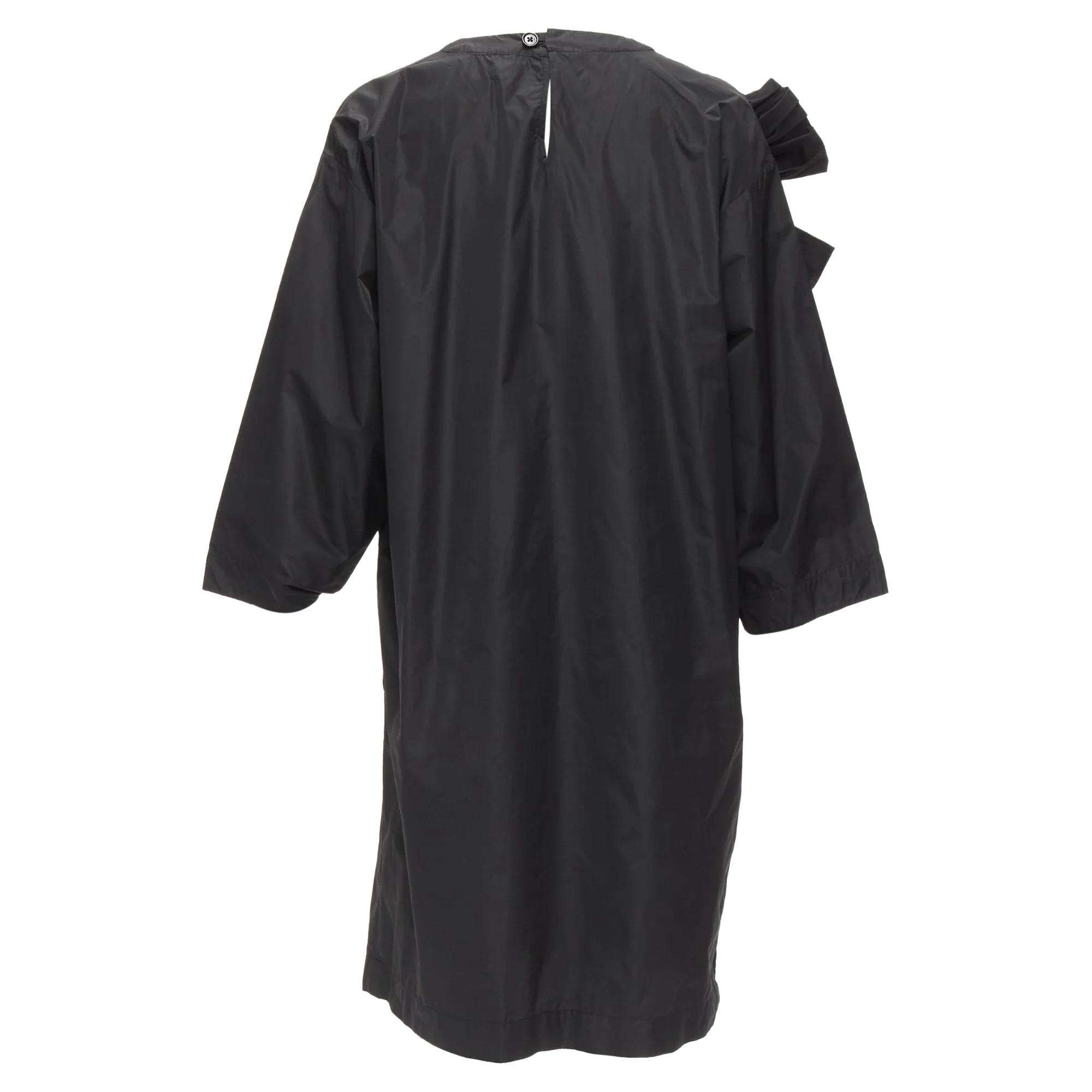 Women's Dries Van Noten Bow Detail Chest Panelled Keyhole Tent Dress - Image 5