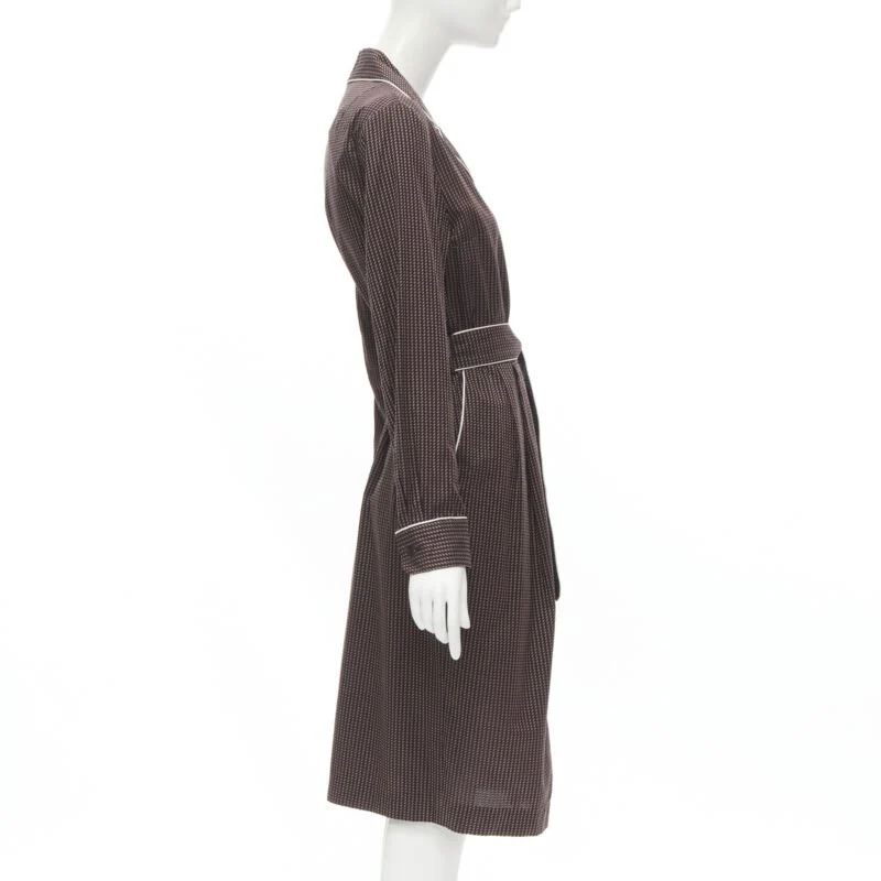 Women's Dries Van Noten cotton pyjama robe dress - Image 10