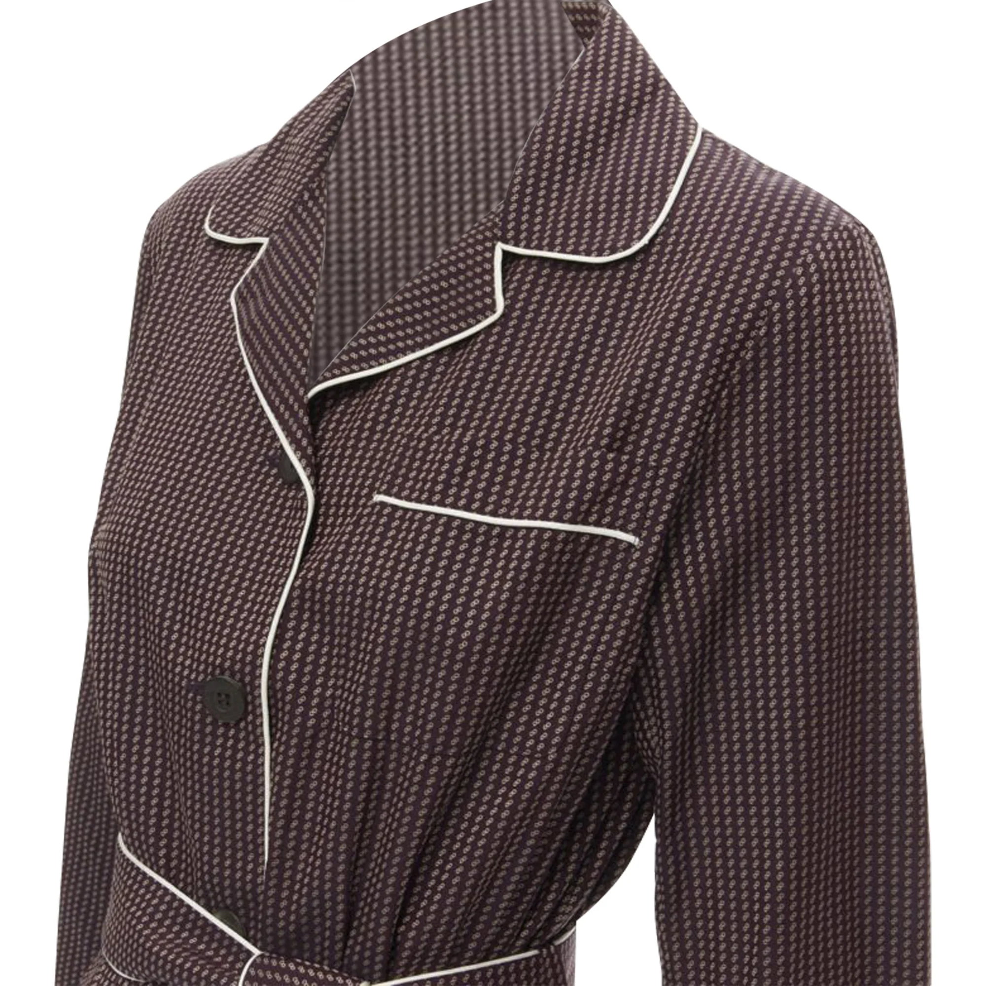Women's Dries Van Noten cotton pyjama robe dress - Image 2