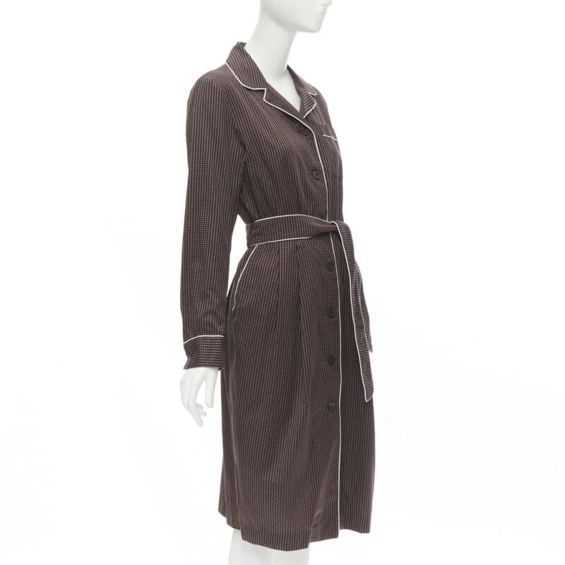 Women's Dries Van Noten cotton pyjama robe dress - Image 9