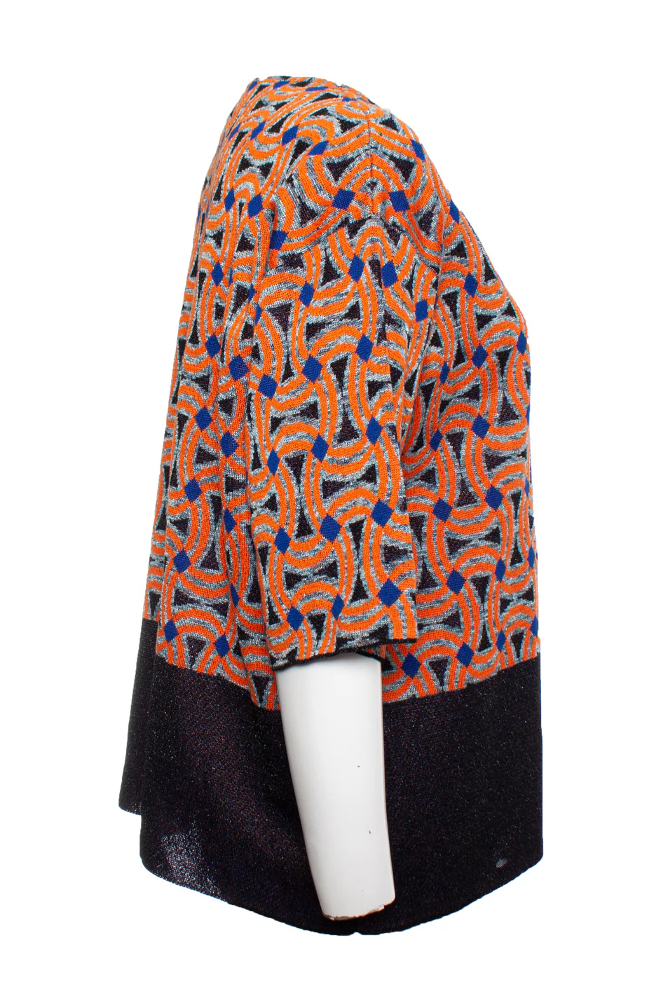 Women's Dries van Noten Geometric lurex top - Image 3