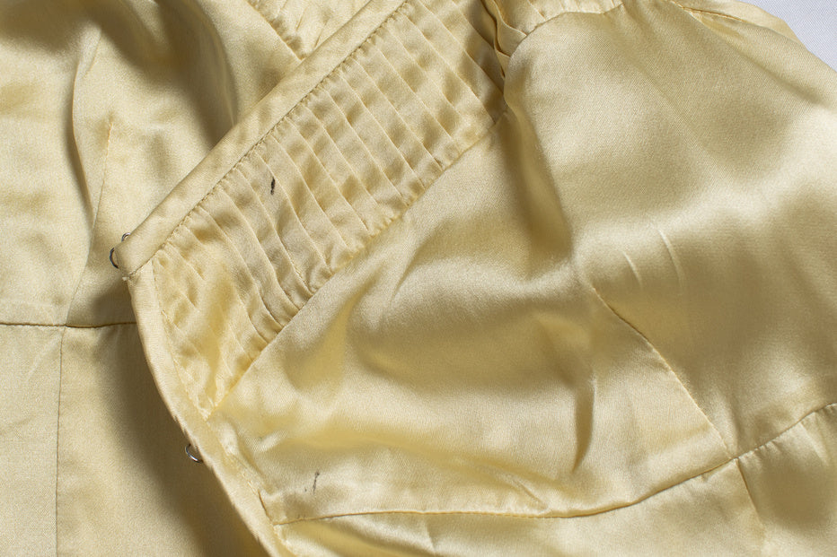 Women's Dries van Noten, silk slip dress in yellow - Image 5