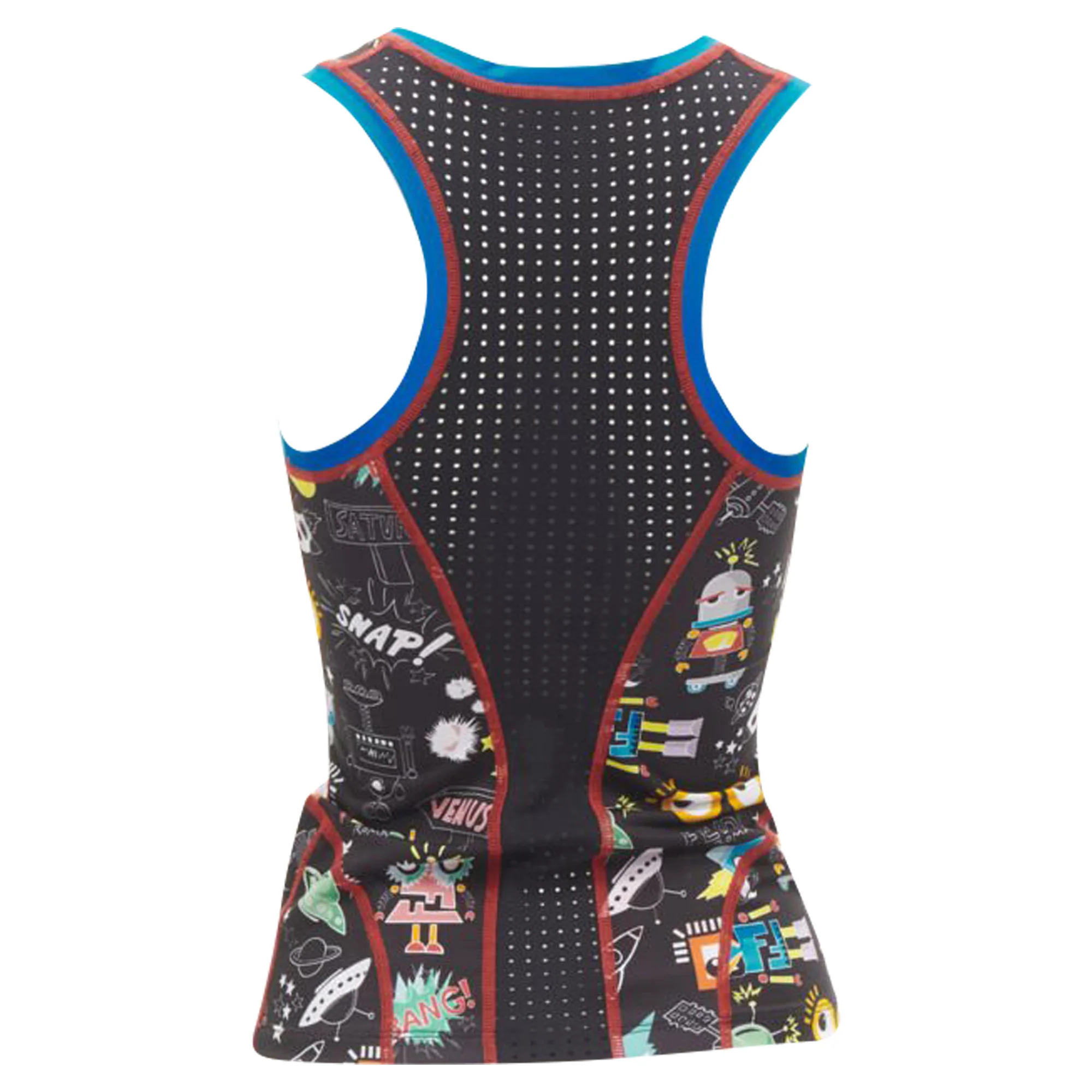 Women's Fendi Activewear FF robot Monster Eye tank top - Image 5