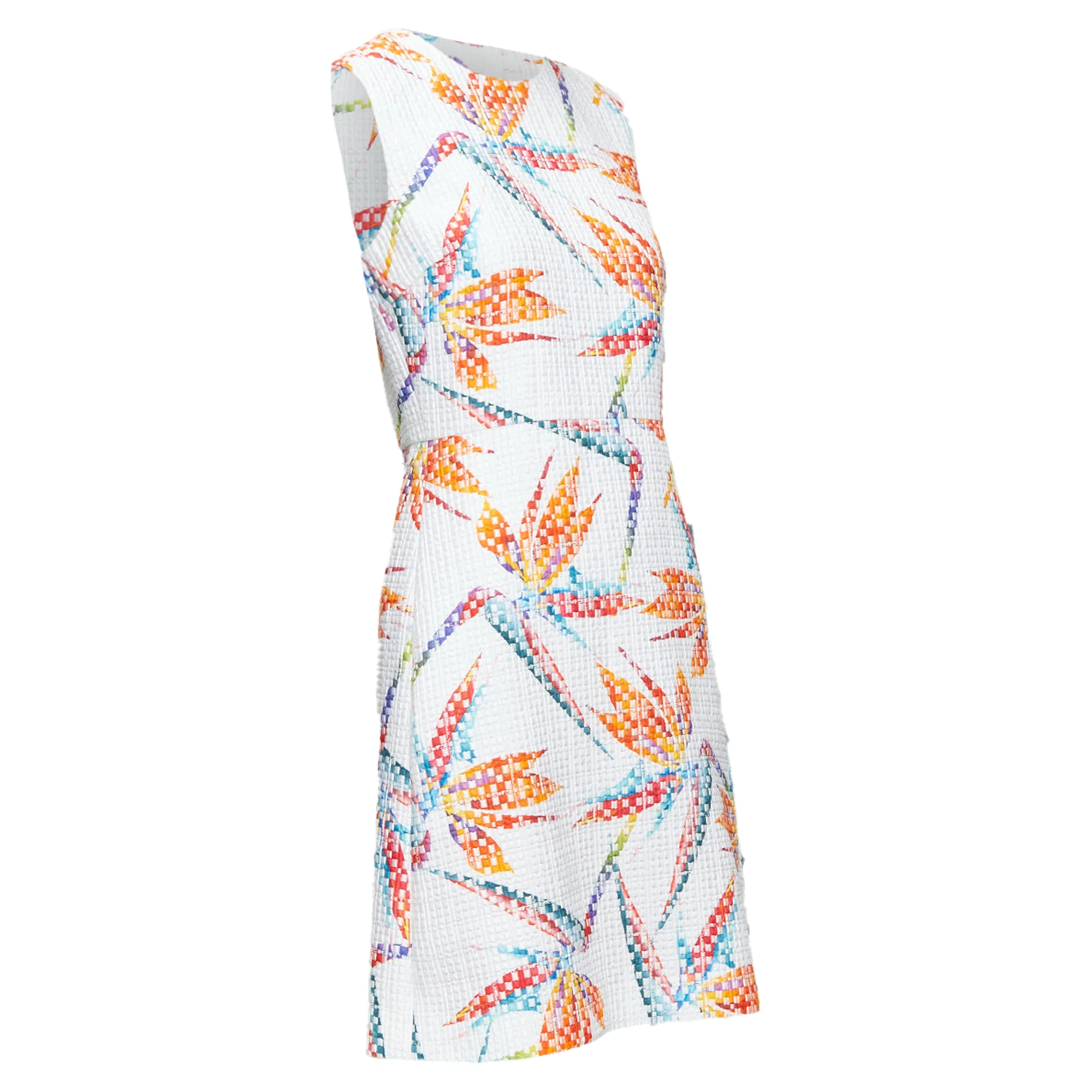 Women's Fendi bird of paradise jacquard cocktail dress - Image 3