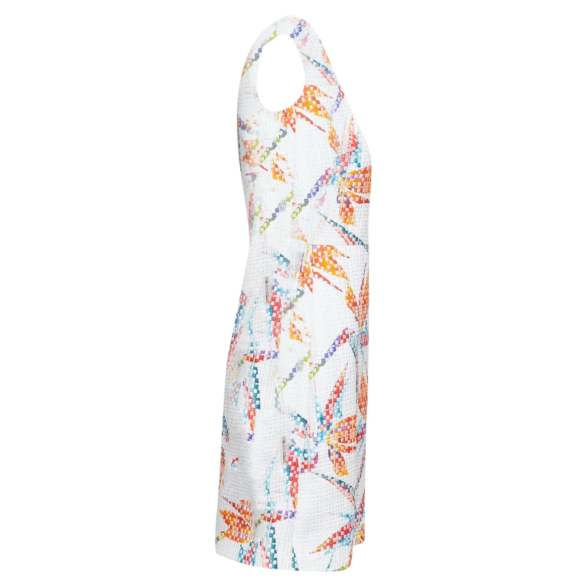 Women's Fendi bird of paradise jacquard cocktail dress - Image 4