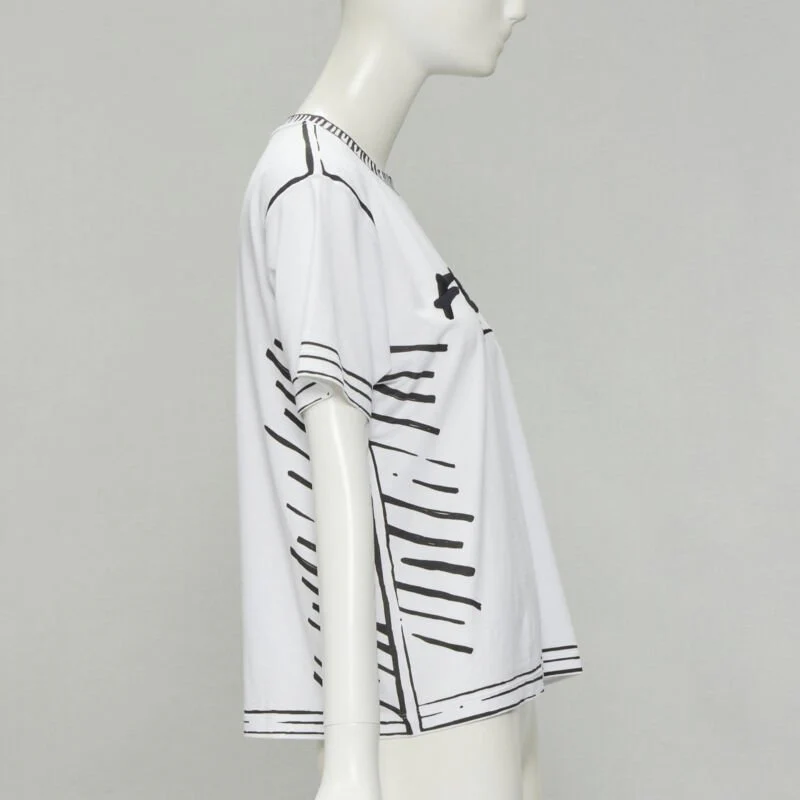 Women's Fendi Joshua Vides cotton print logo t-shirt - Image 10