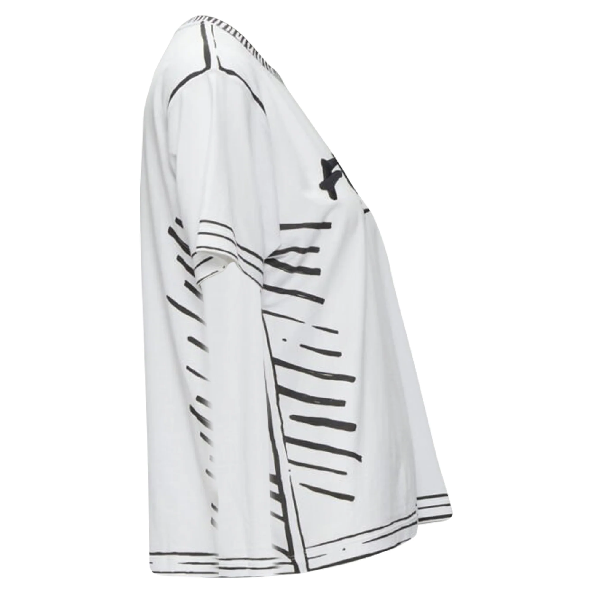 Women's Fendi Joshua Vides cotton print logo t-shirt - Image 4