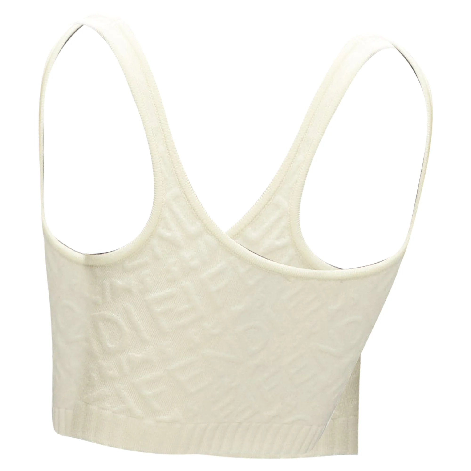 Women's Fendi SKIMS logo jacquard scoop neck bralette crop top - Image 6