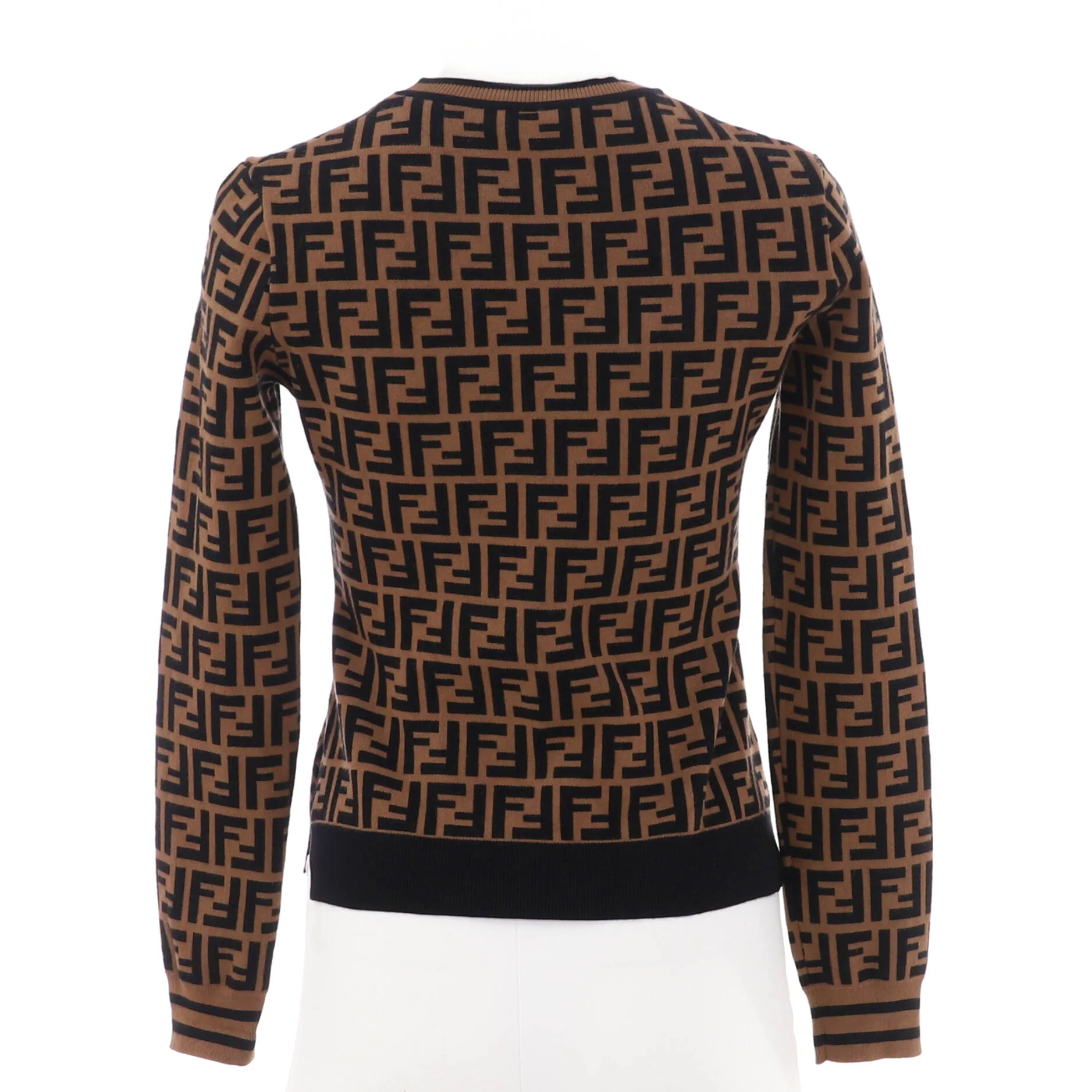 Women's Long Sleeve Crewneck Sweater Zucca Viscose Blend - Image 2