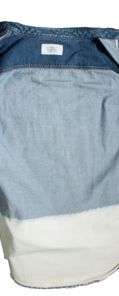 Men's Givenchy, Bleach dipped denim shirt - Image 7