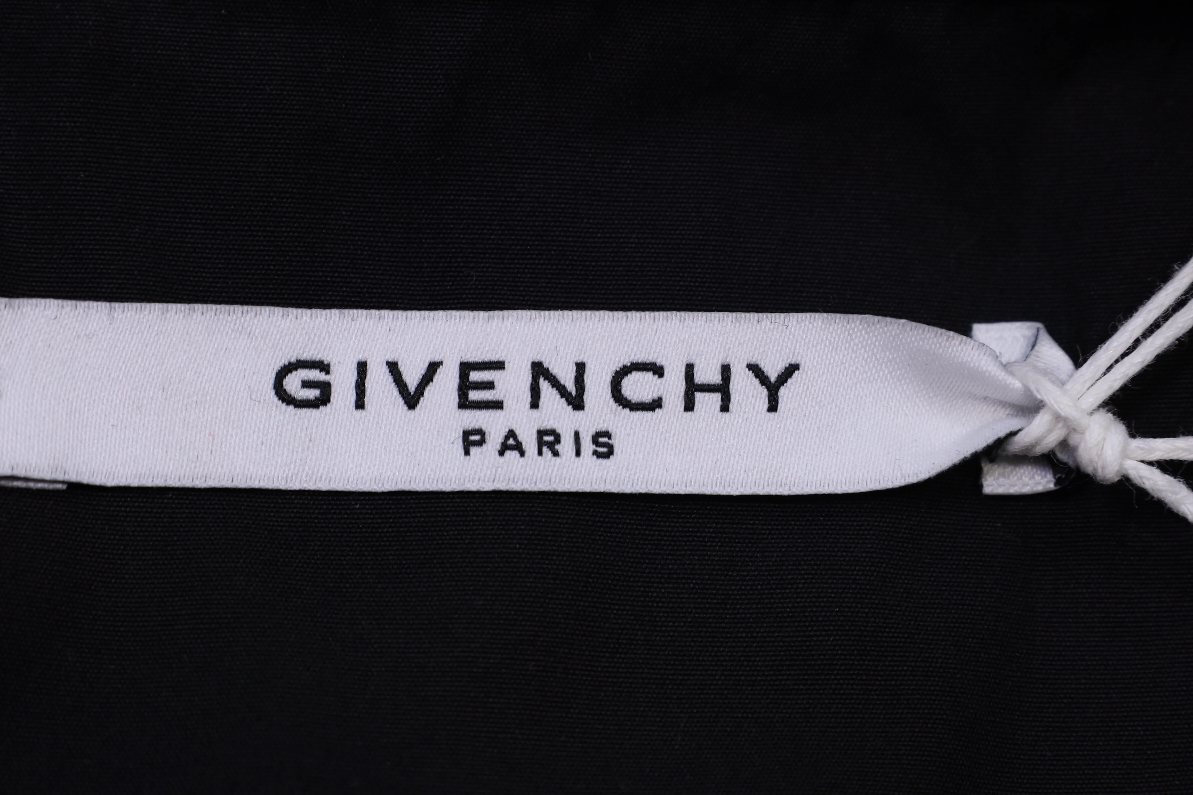 Men's Givenchy Button Down Shirt in Black Cotton - Image 10