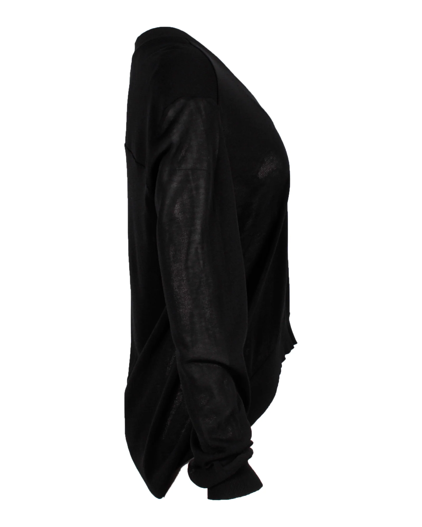 Women's Givenchy V-neck Sweater in Black Cotton - Image 3