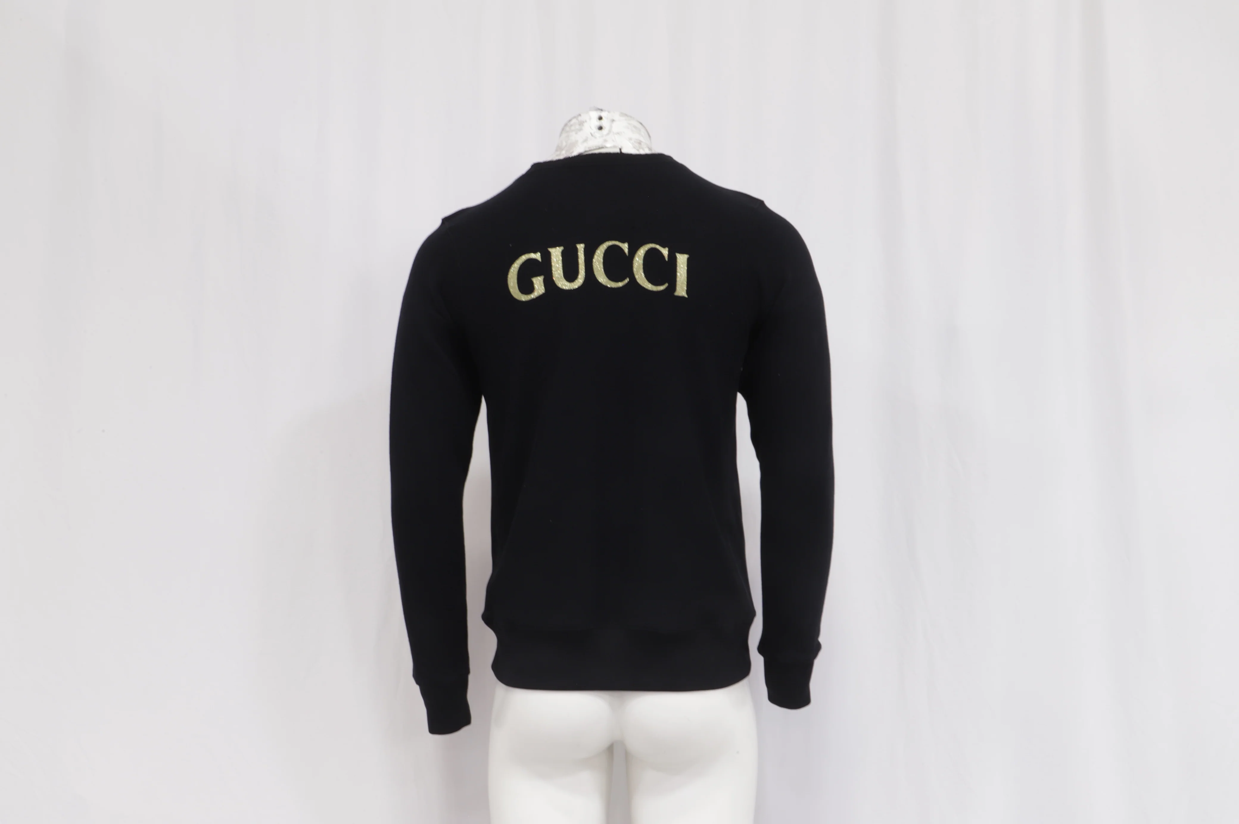 Men's Gucci AC-DC Printed Sweatshirt in Black Cotton - Image 10