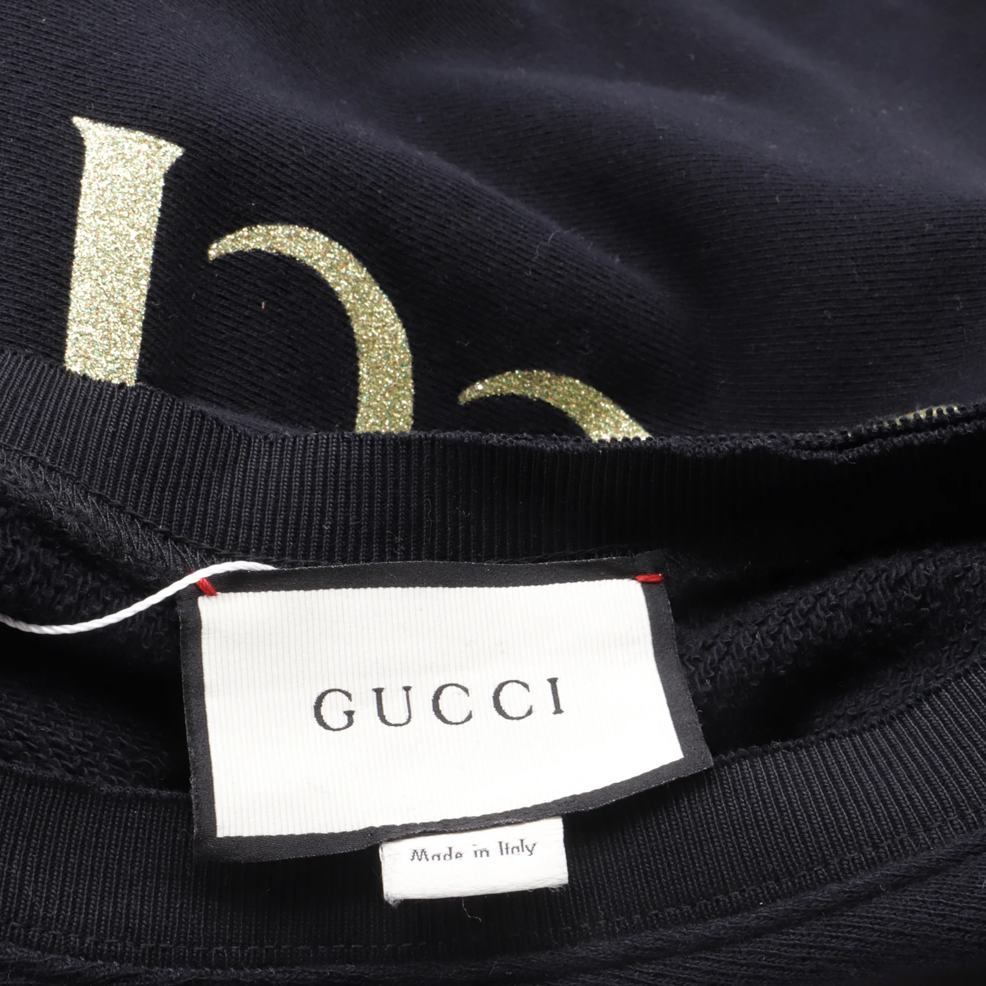 Men's Gucci AC-DC Printed Sweatshirt in Black Cotton - Image 5