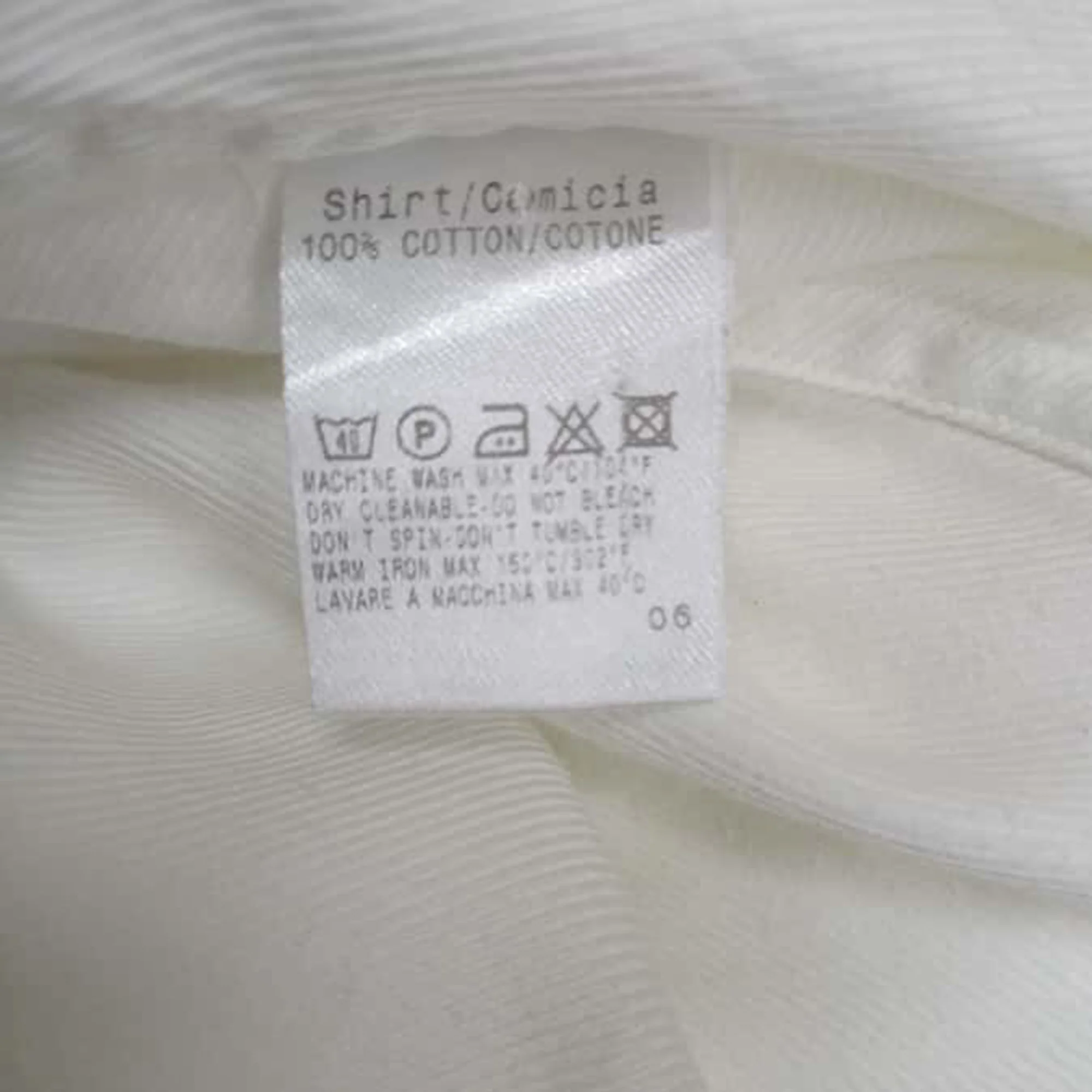 Men's Gucci Button Down Shirt in White Cotton - Image 5