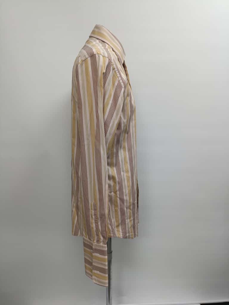 Men's Gucci Striped Button Down Shirt in Multicolor Cotton - Image 7
