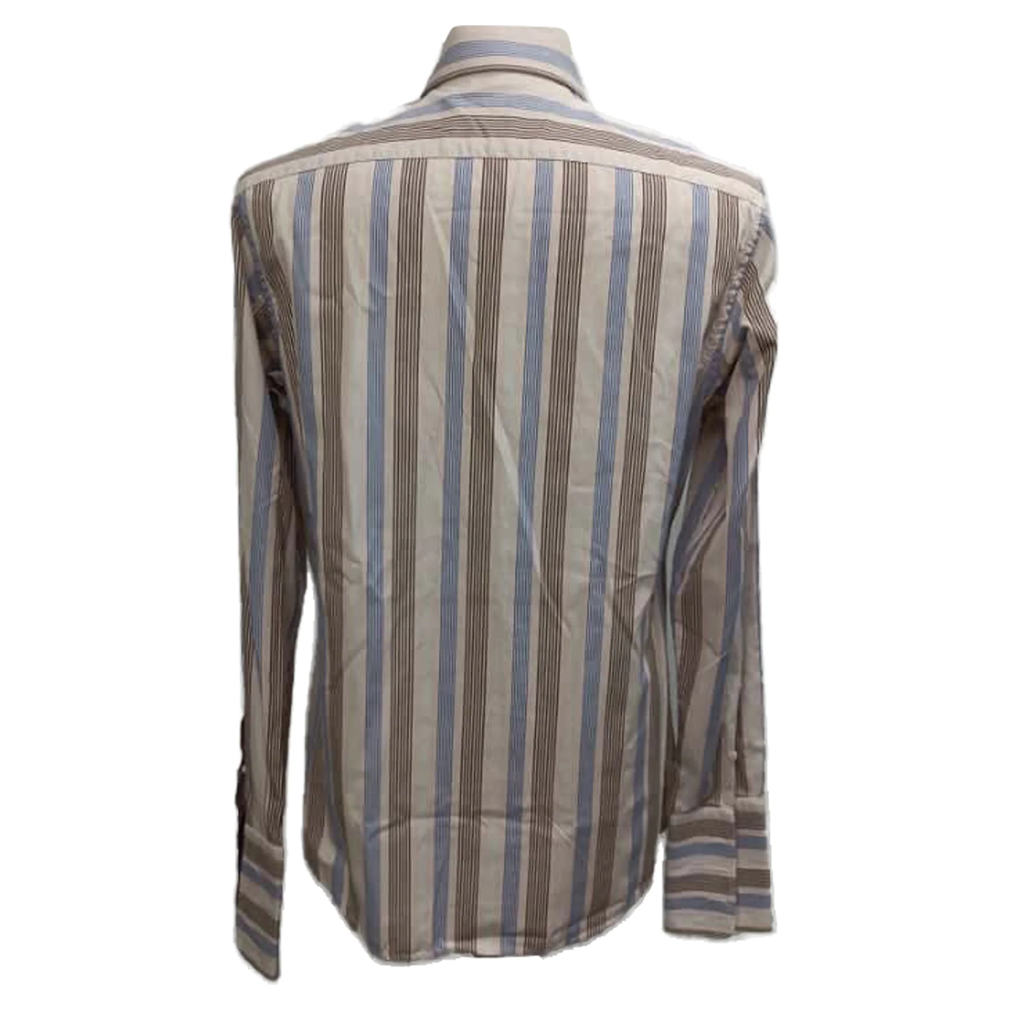 Men's Gucci Striped Button Down Shirt in Multicolor Cotton - Image 3