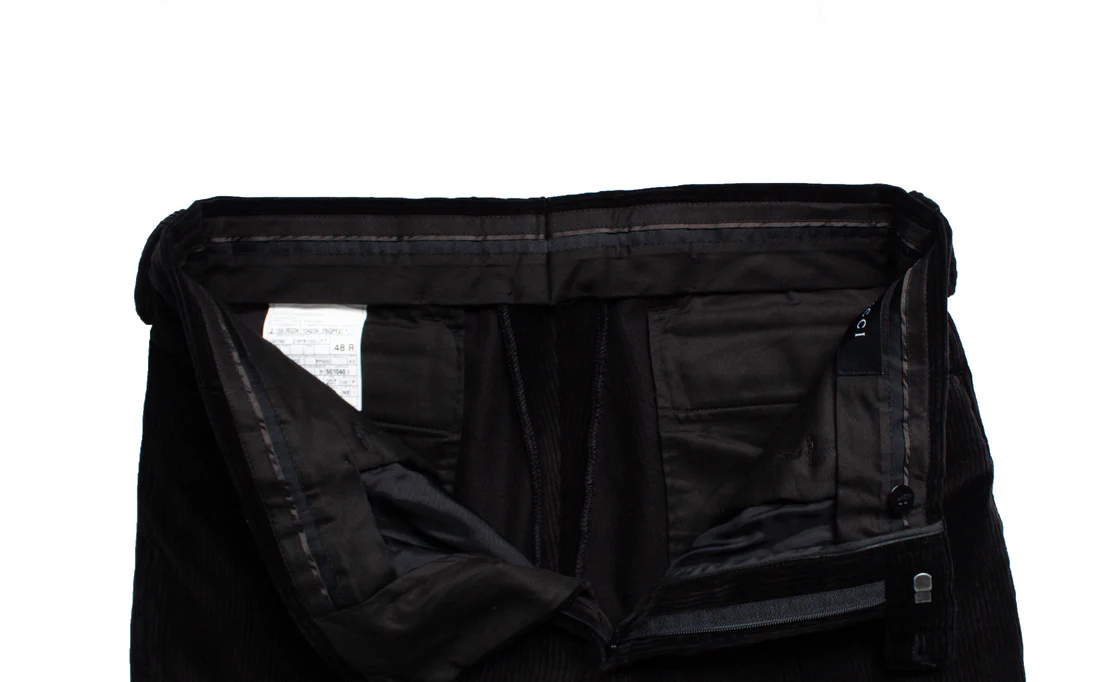 Men's Gucci, velvet rib pantalon in black - Image 6