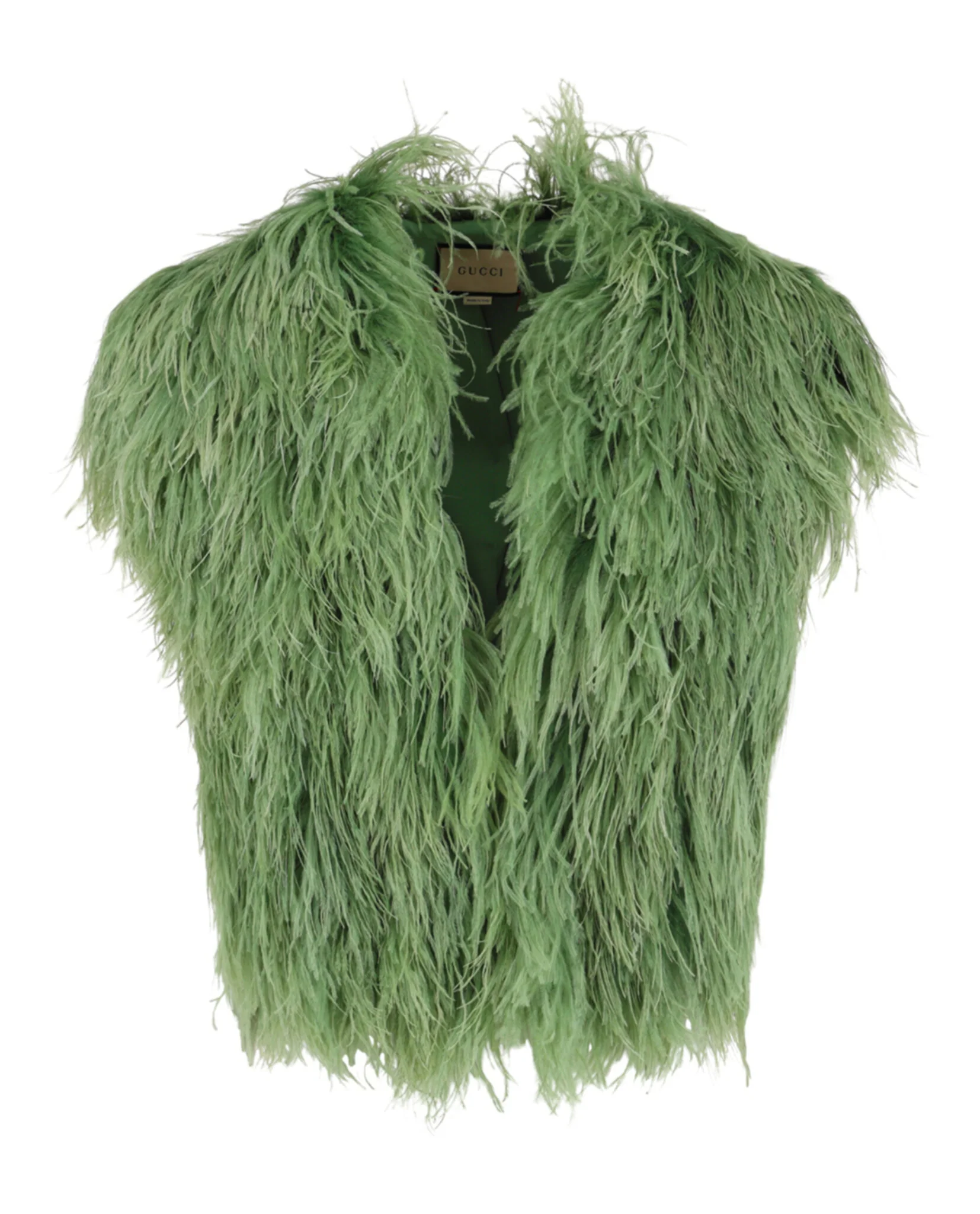Men's Ostrich Feather Vest