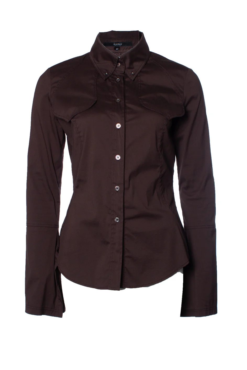 Women's Gucci, Brown shirt