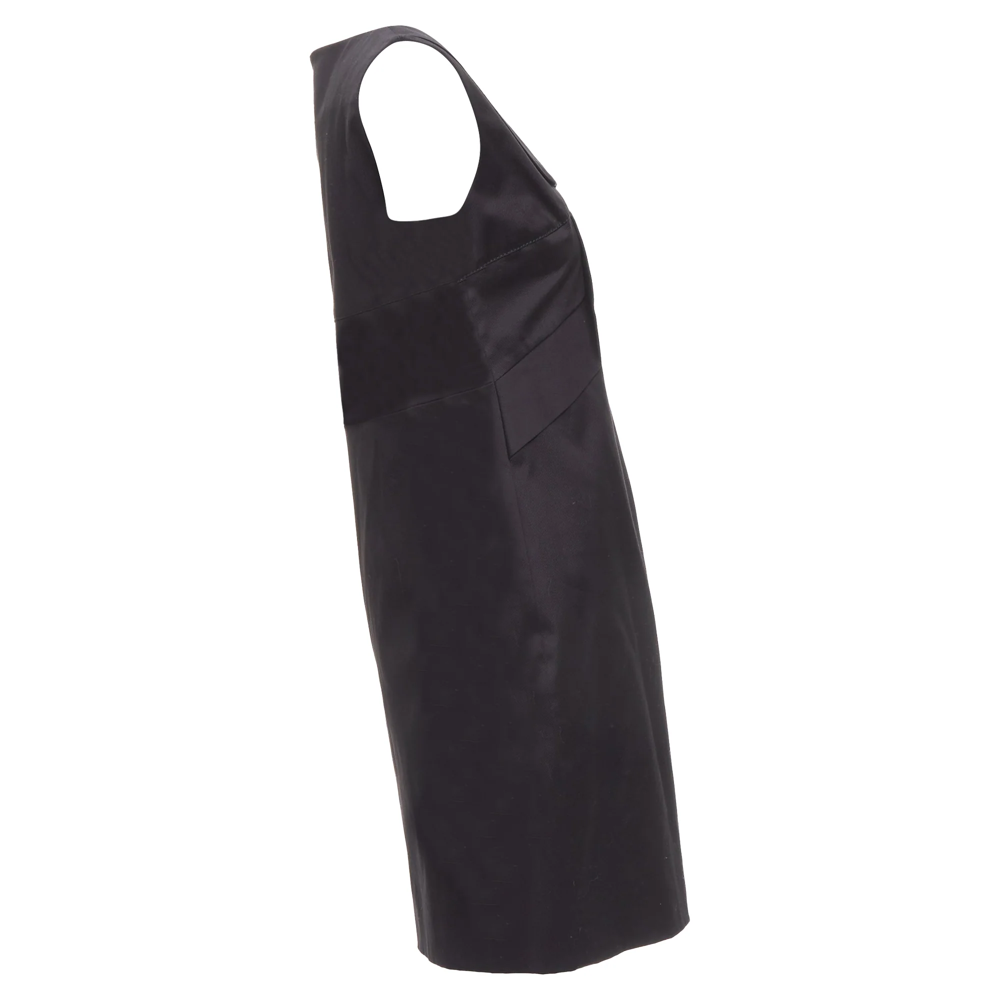 Women's Gucci Cotton Origami Pleat Square Neckline Shift Dress - Image 4