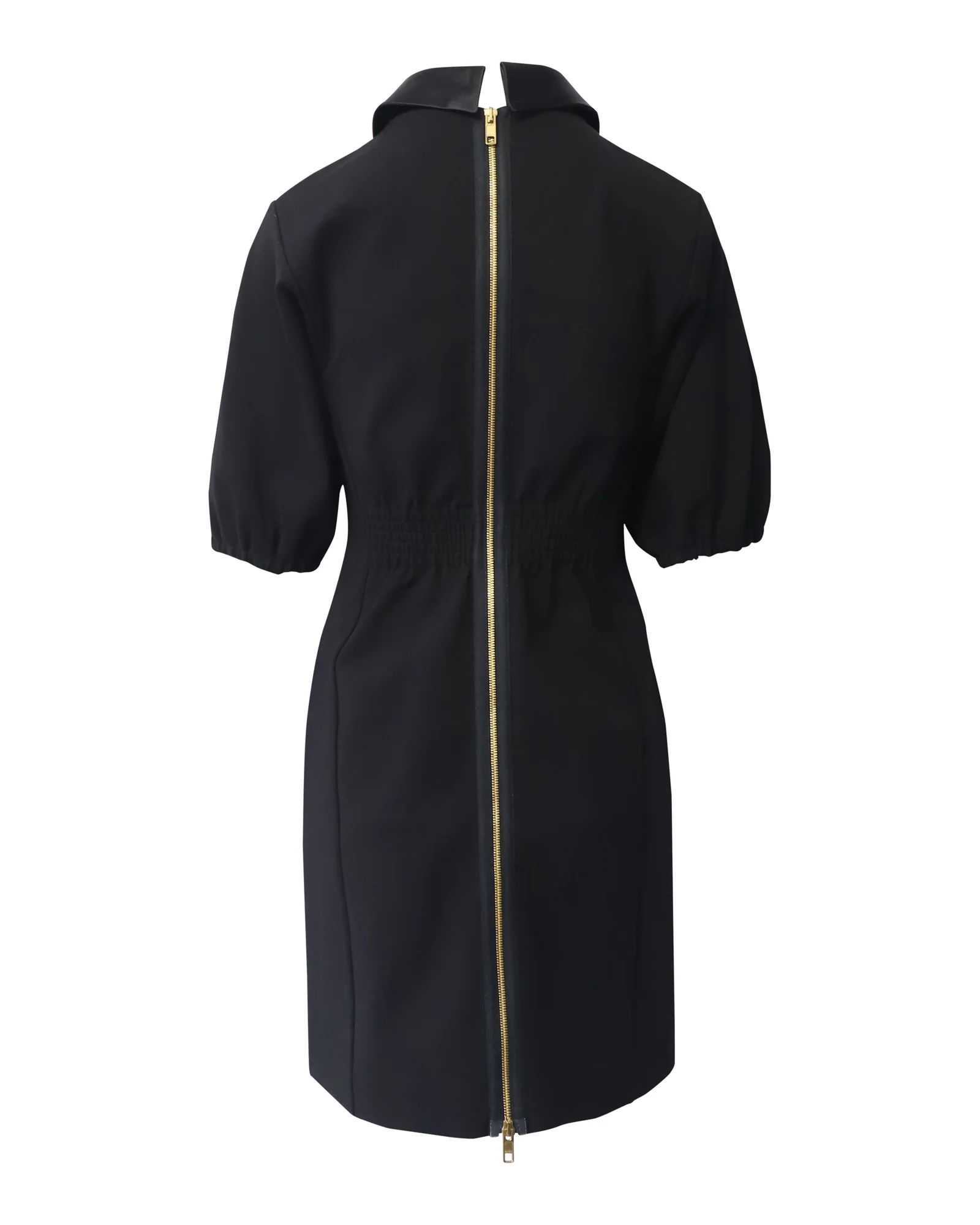 Women's Gucci Jersey Mini Dress with G Buckle Belt in Black Viscose - Image 4