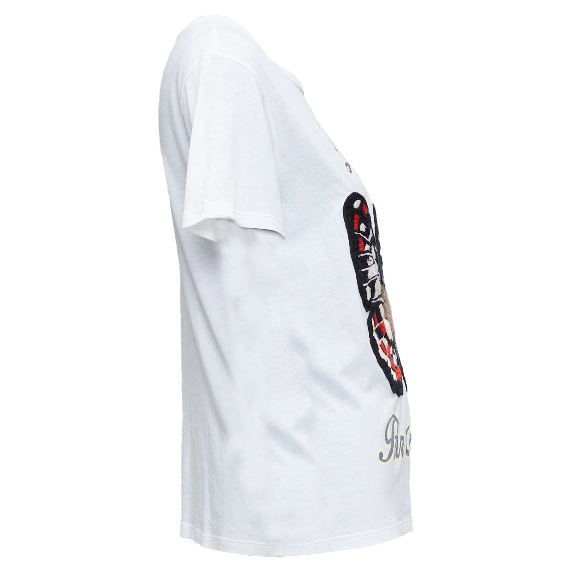 Women's Gucci L'Aveugle Par Armour butterfly embroidered tshirt - Image 4