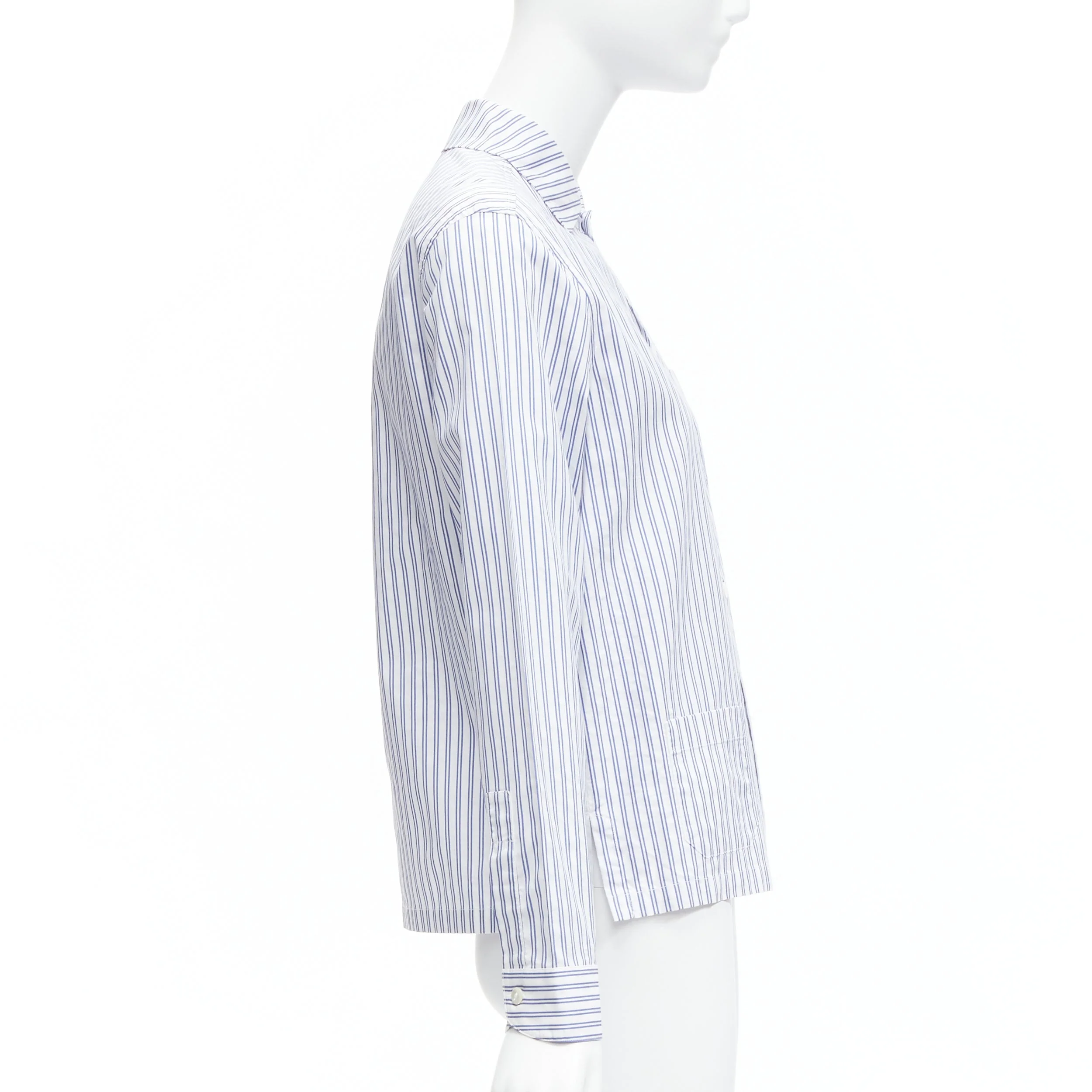 Women's Gucci rabbprint striped cotton pyjama dress shirt - Image 10