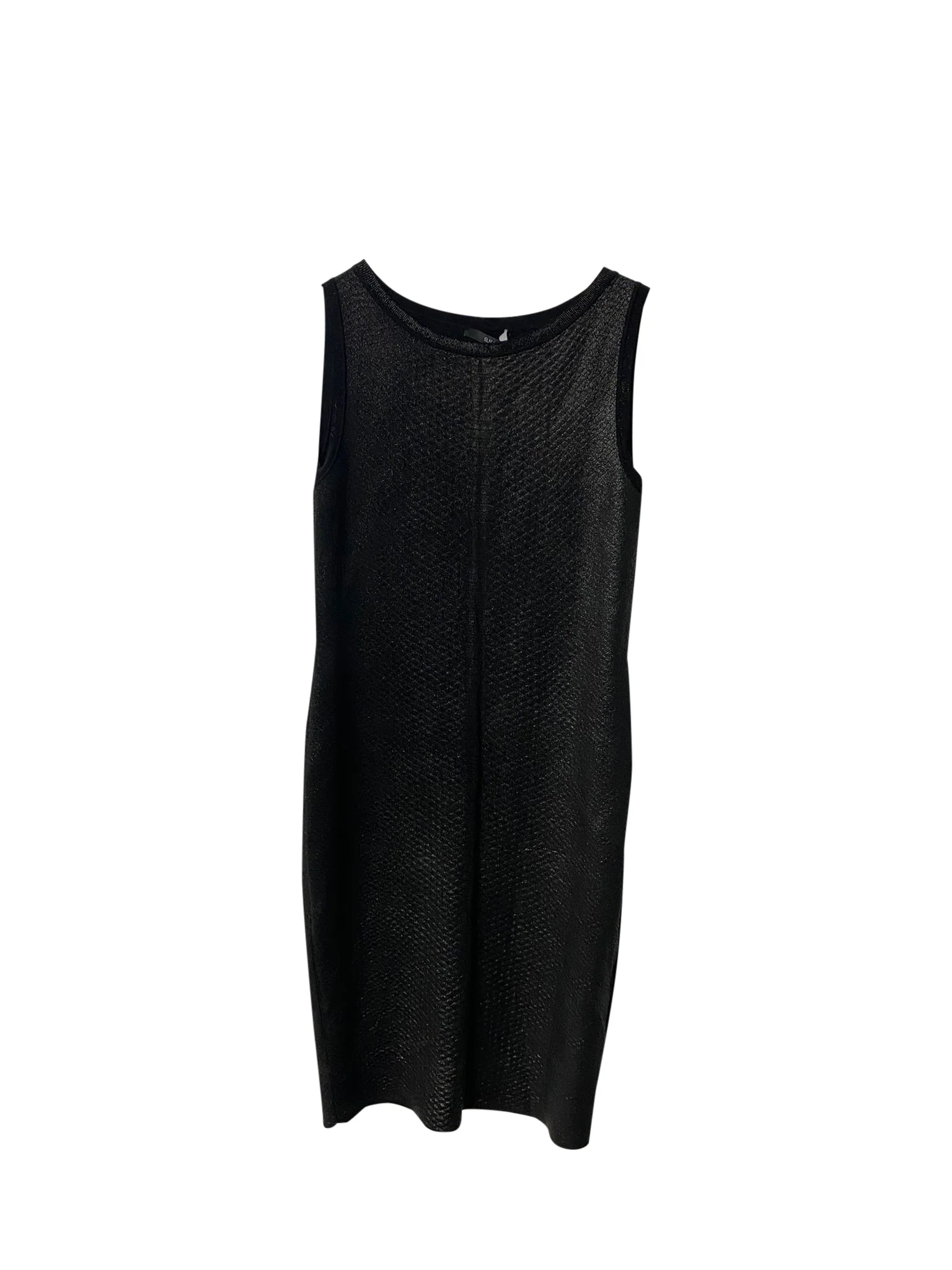 Women's Gucci Sleeveless Knit Midi Dress in Black Silk - Image 4