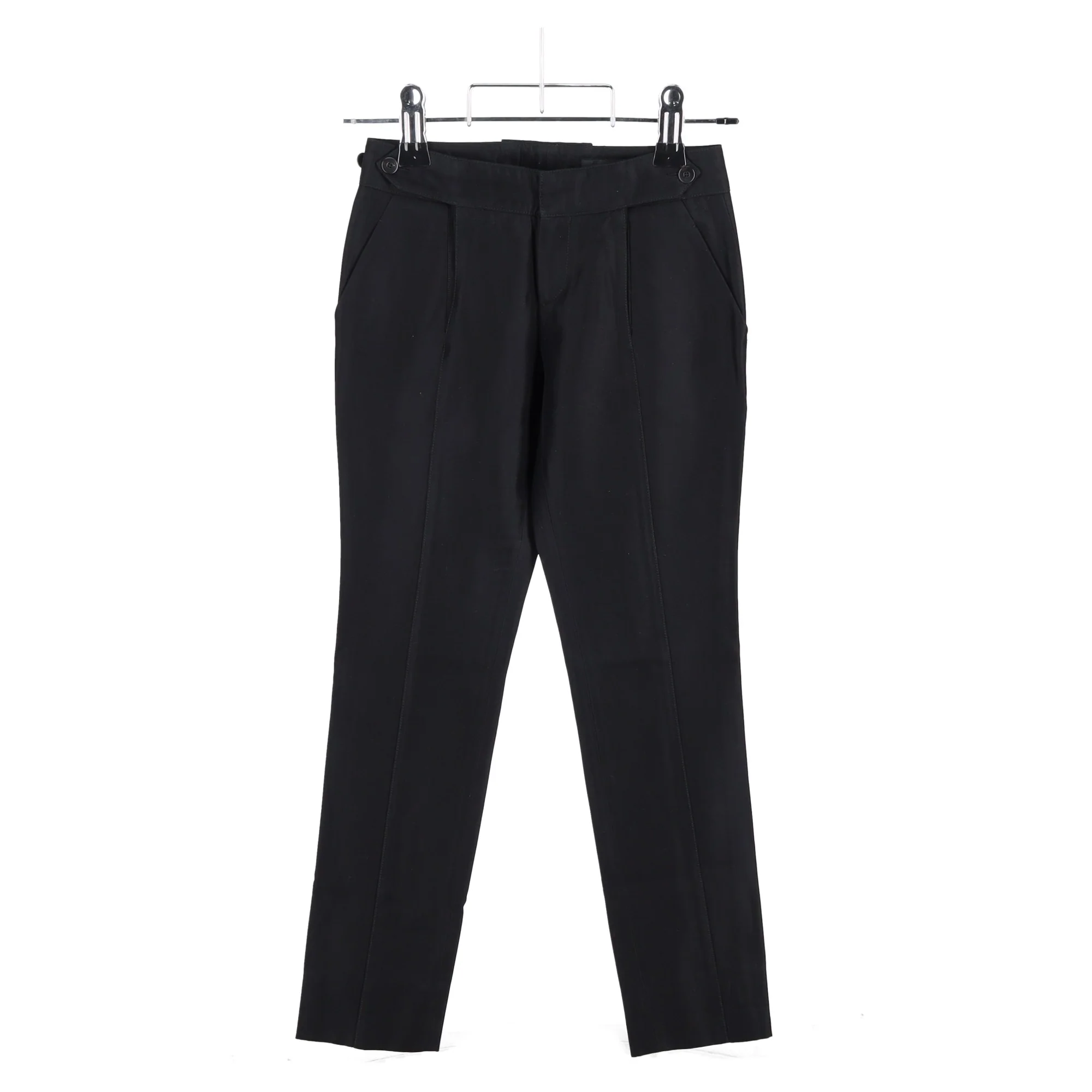 Women's Gucci Straight-Leg Trousers in Black Polyester - Image 4