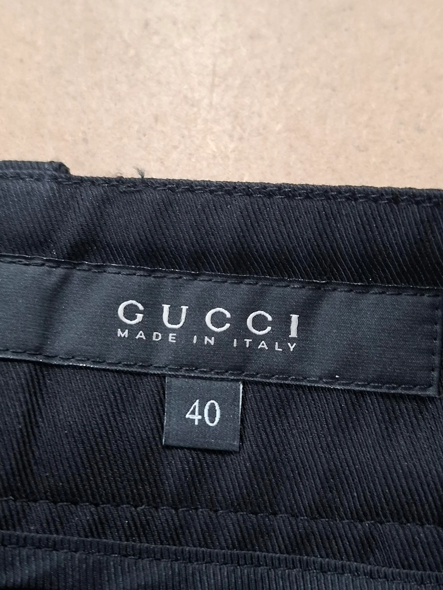 Women's Gucci Straight-Leg Trousers in Black Polyester - Image 6