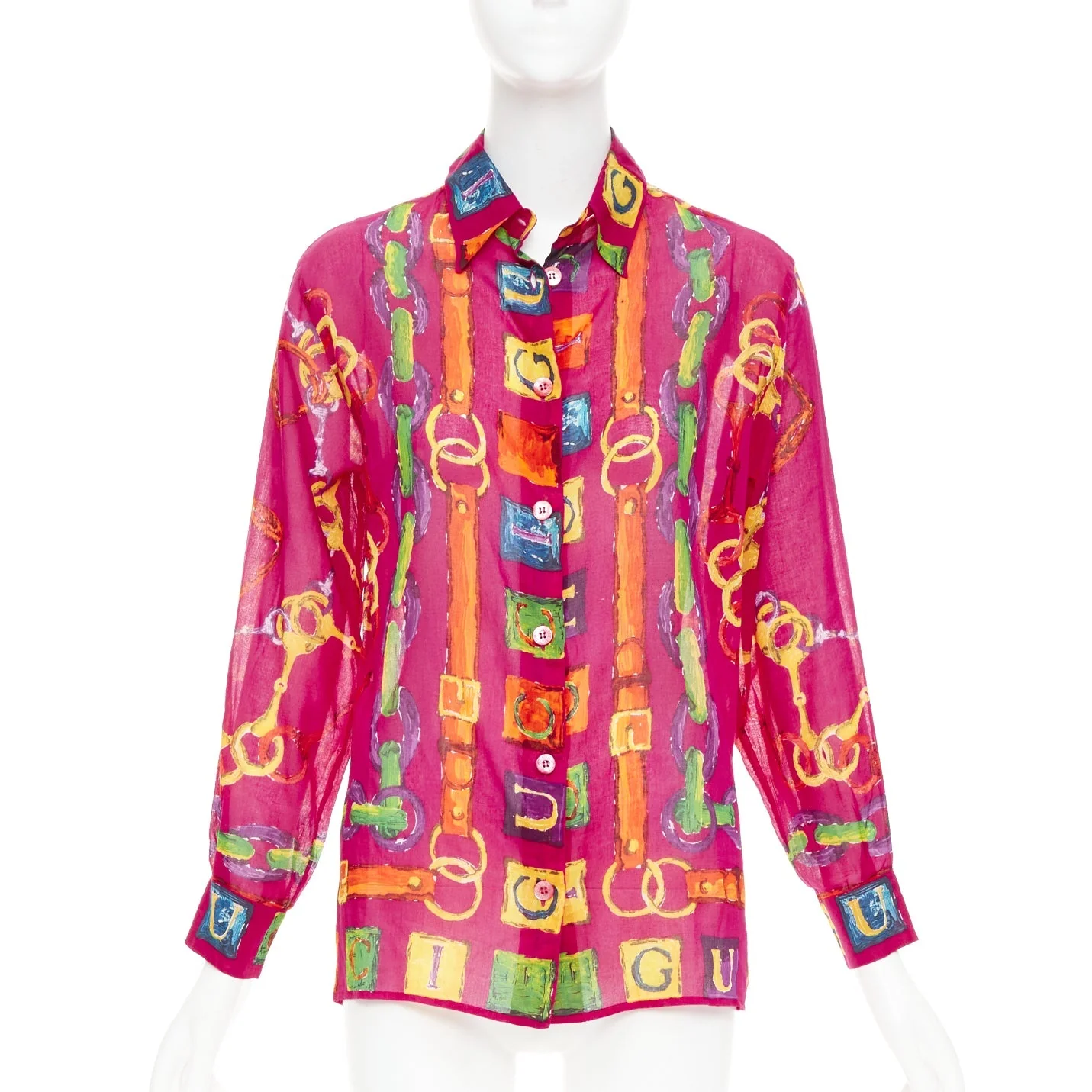 Women's Gucci Tom Ford 1996 GG Chain Shirt - Image 10