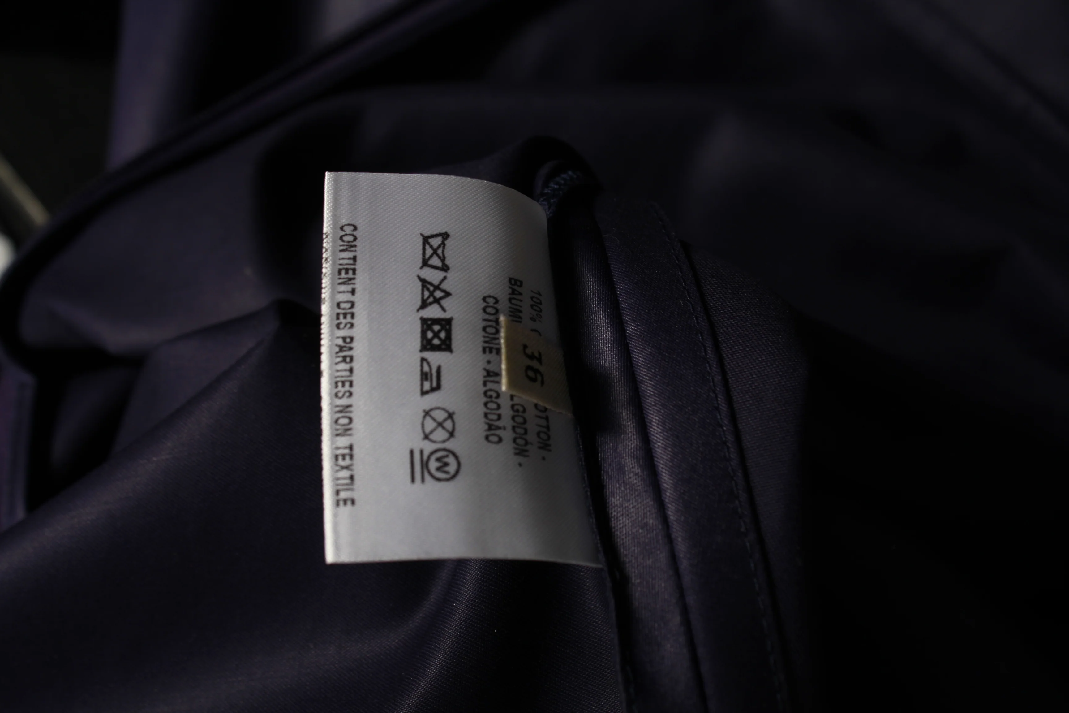 Women's Hermes Mermaid Midi Skirt in Indigo Cotton - Image 10