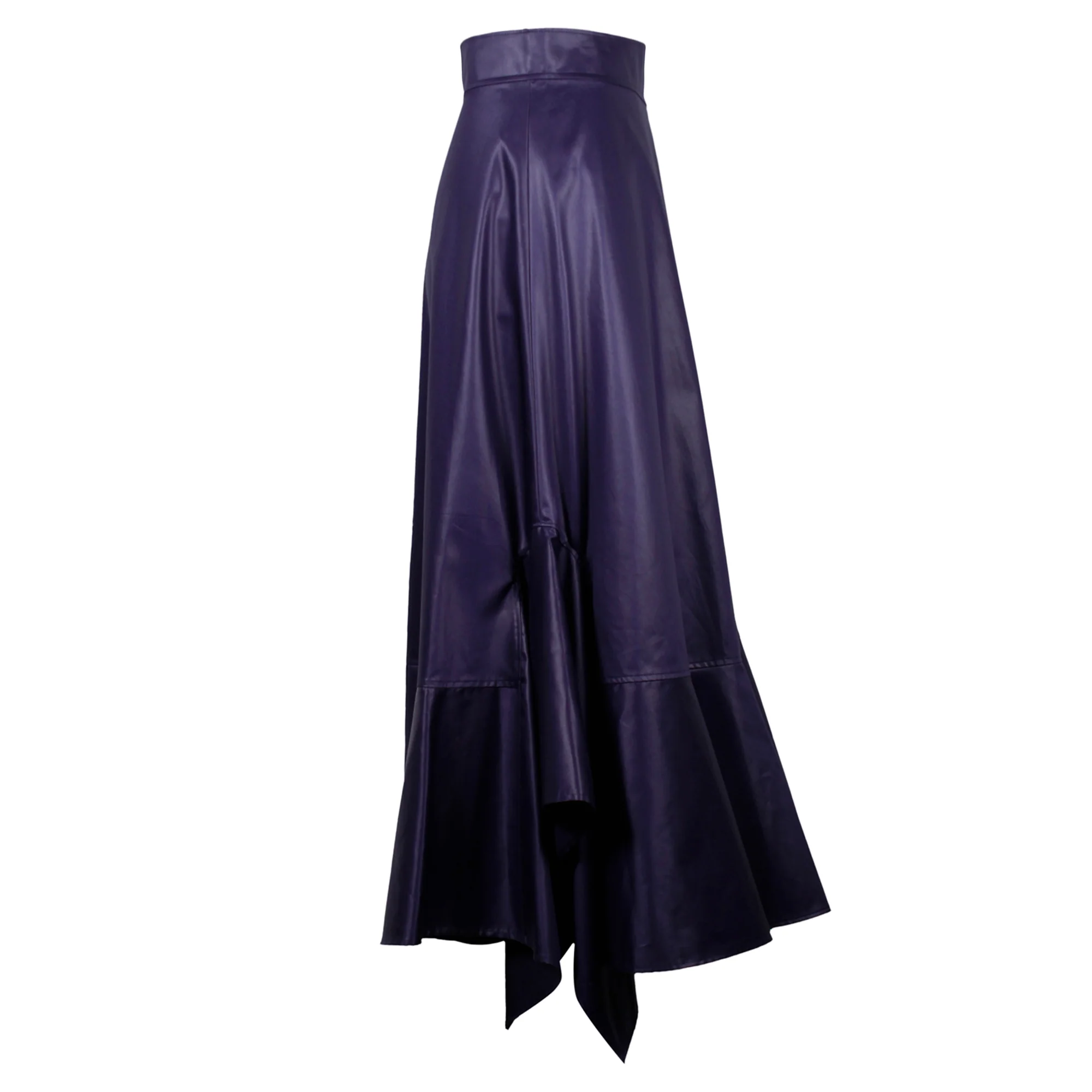 Women's Hermes Mermaid Midi Skirt in Indigo Cotton - Image 2