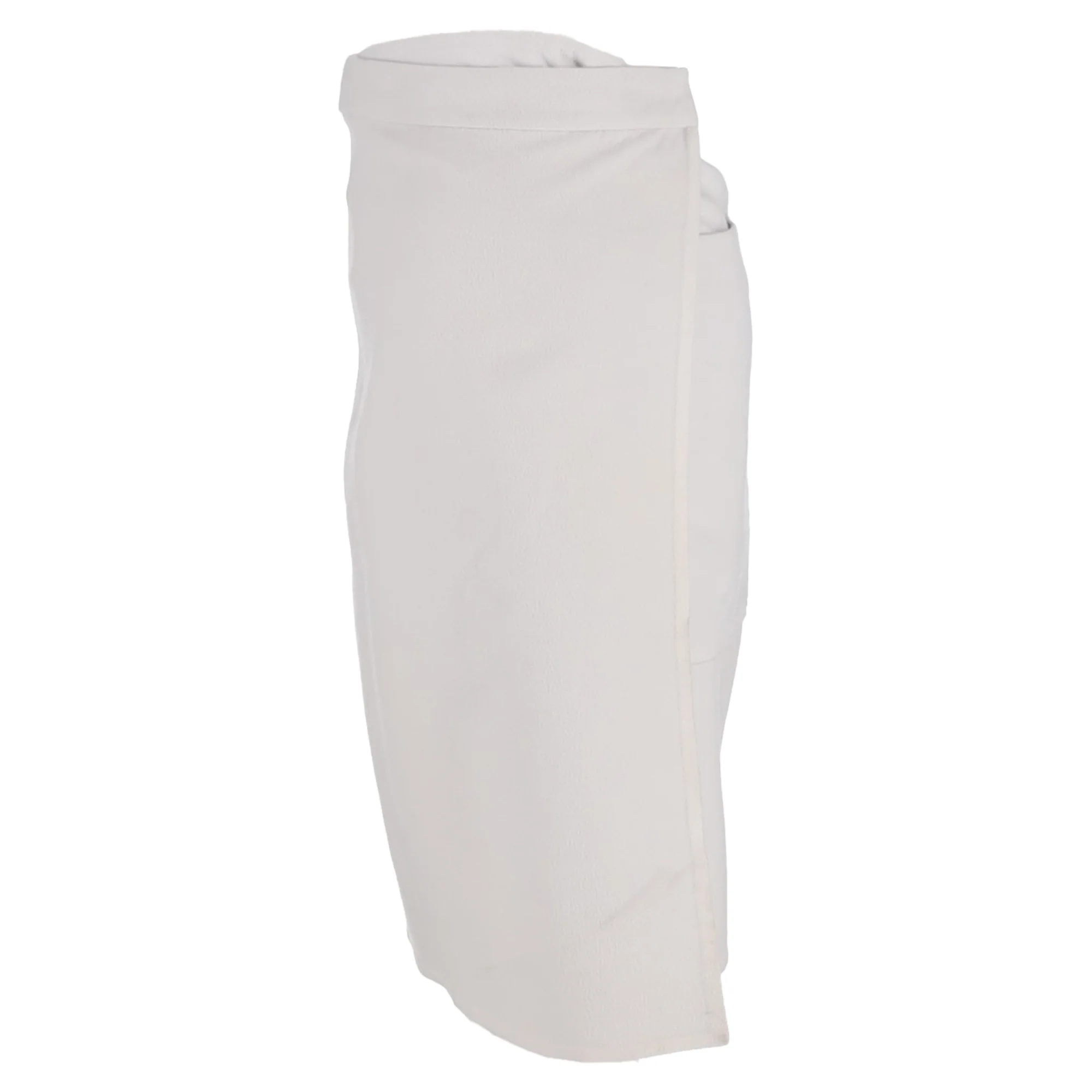 Women's Hermès Wrap Skirt in Grey Cashmere - Image 2