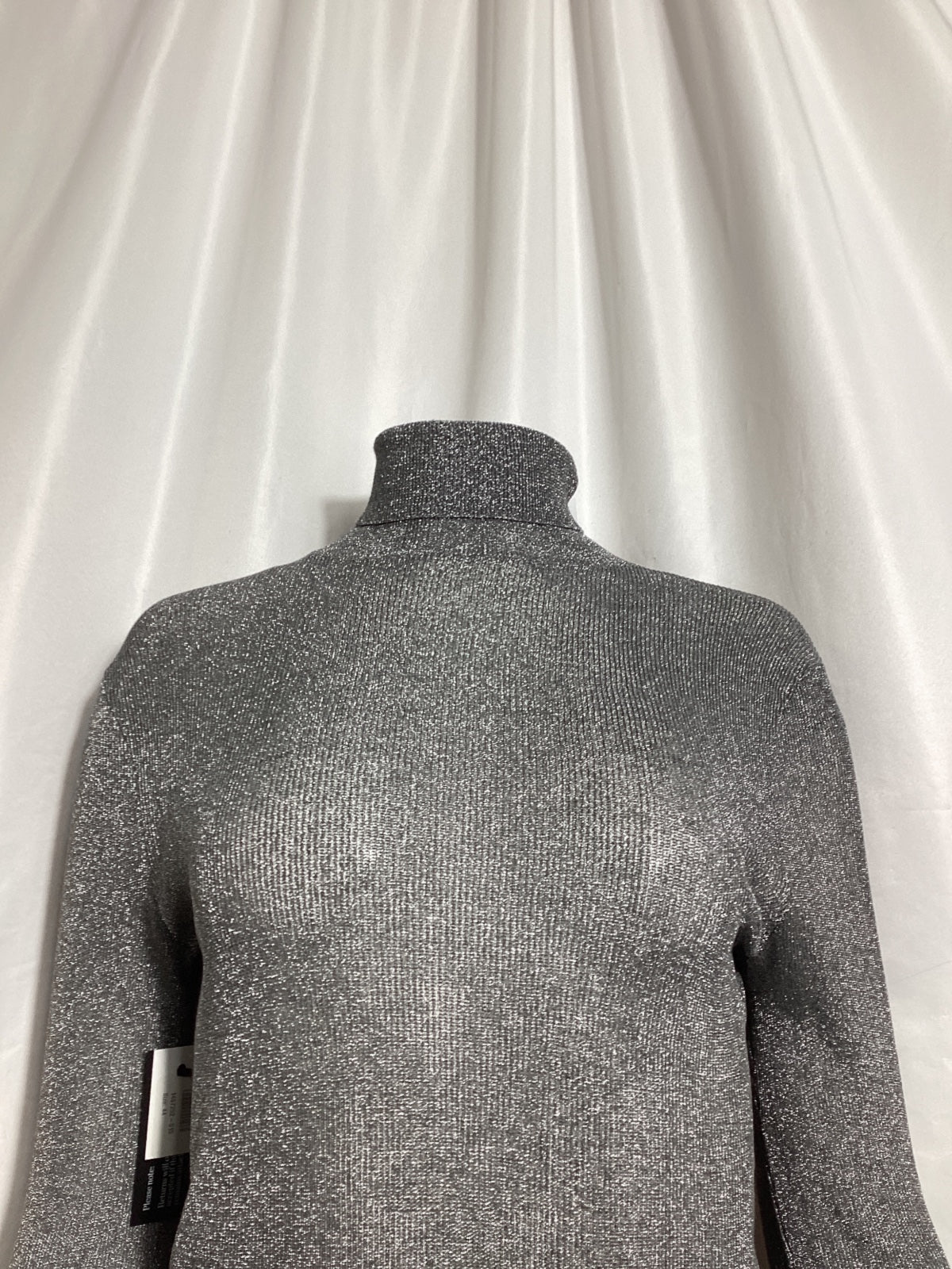Women's Isabel Marant Turtleneck Sweater in Metallic Silver Viscose - Image 10