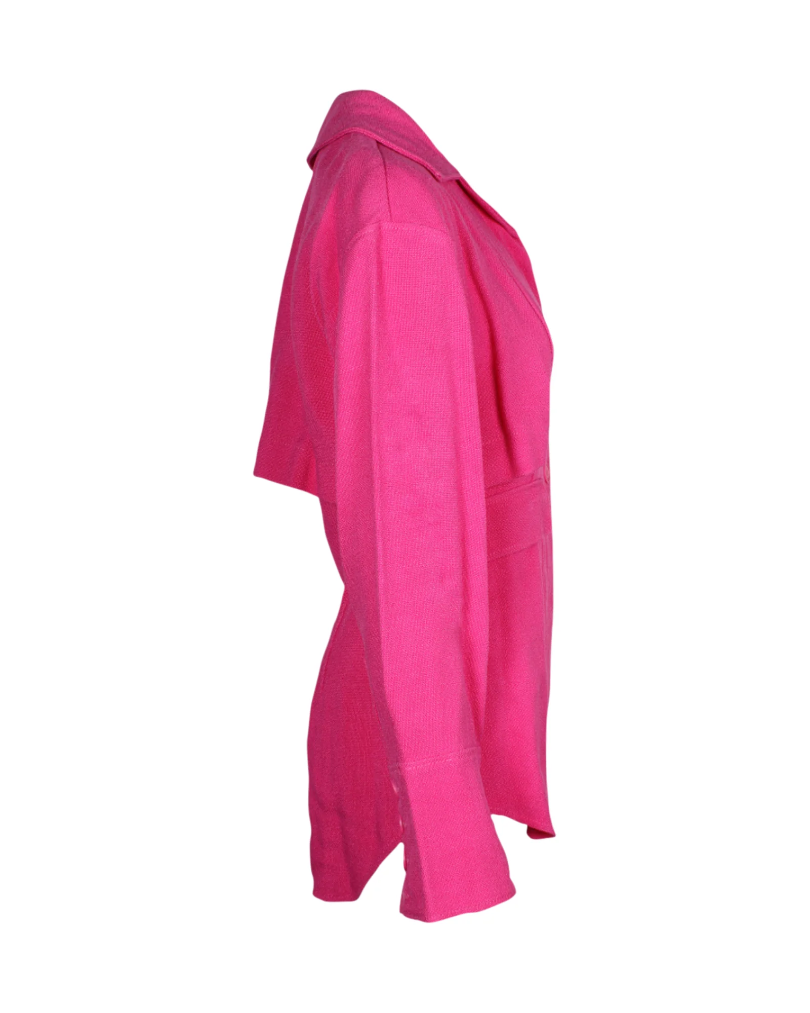 Women's Jacquemus La Chemise Monceau Layered Shirt in Pink Viscose - Image 2