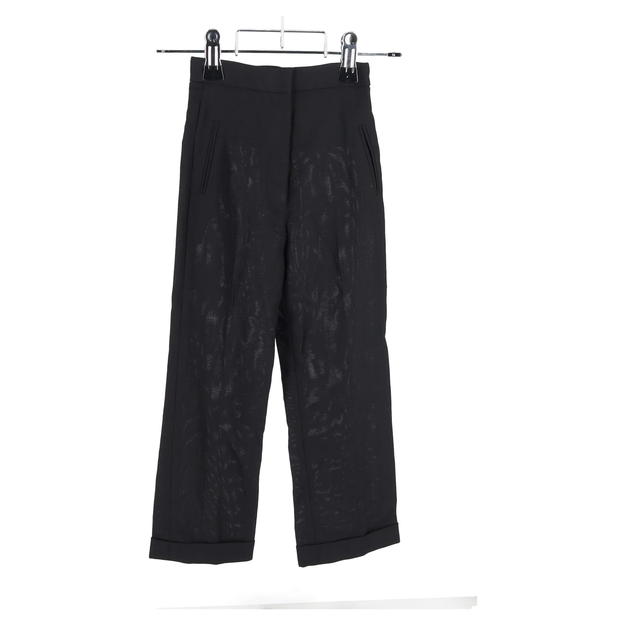 Women's Jacquemus La Riviera Straight-Leg Trousers in Black Polyester - Image 4