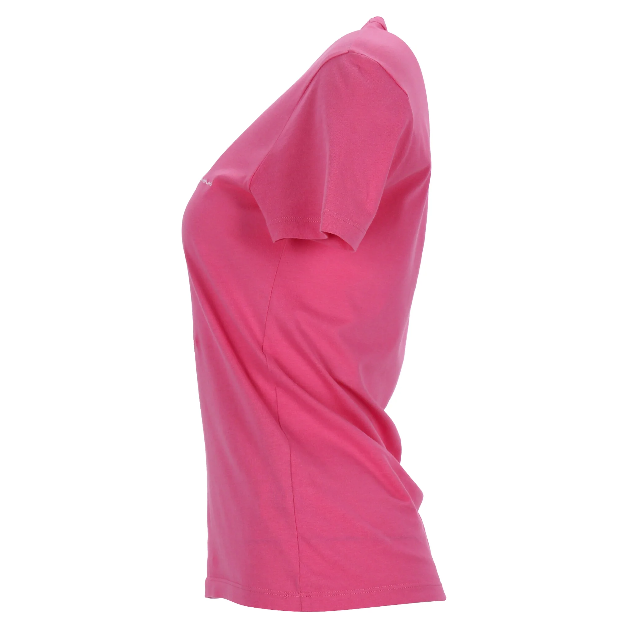 Women's Jacquemus Logo-Embroidered Crewneck T-Shirt in Pink Cotton - Image 2