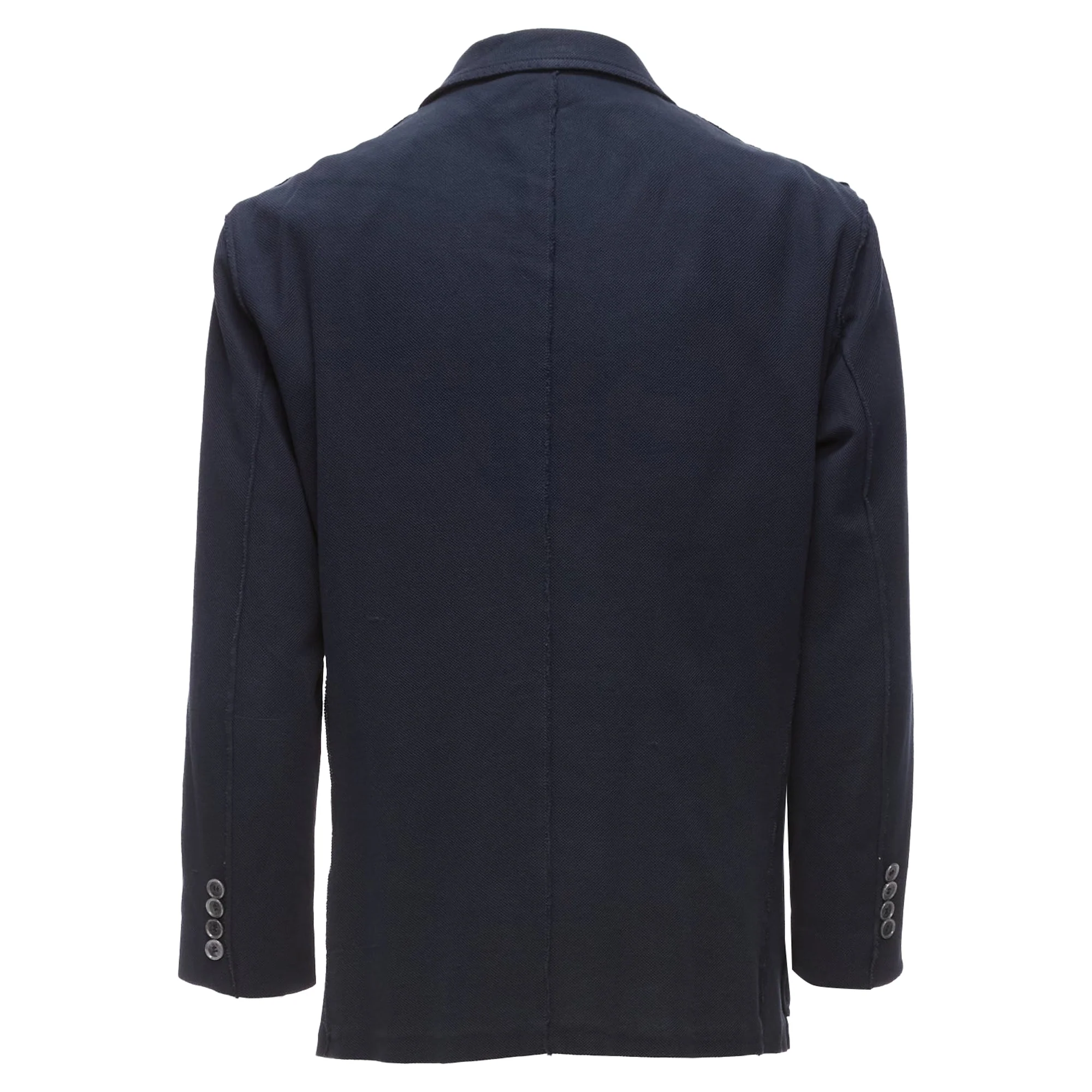 Men's Lanvin Waffle Cotton Inside Out Seams Blazer Jacket - Image 5