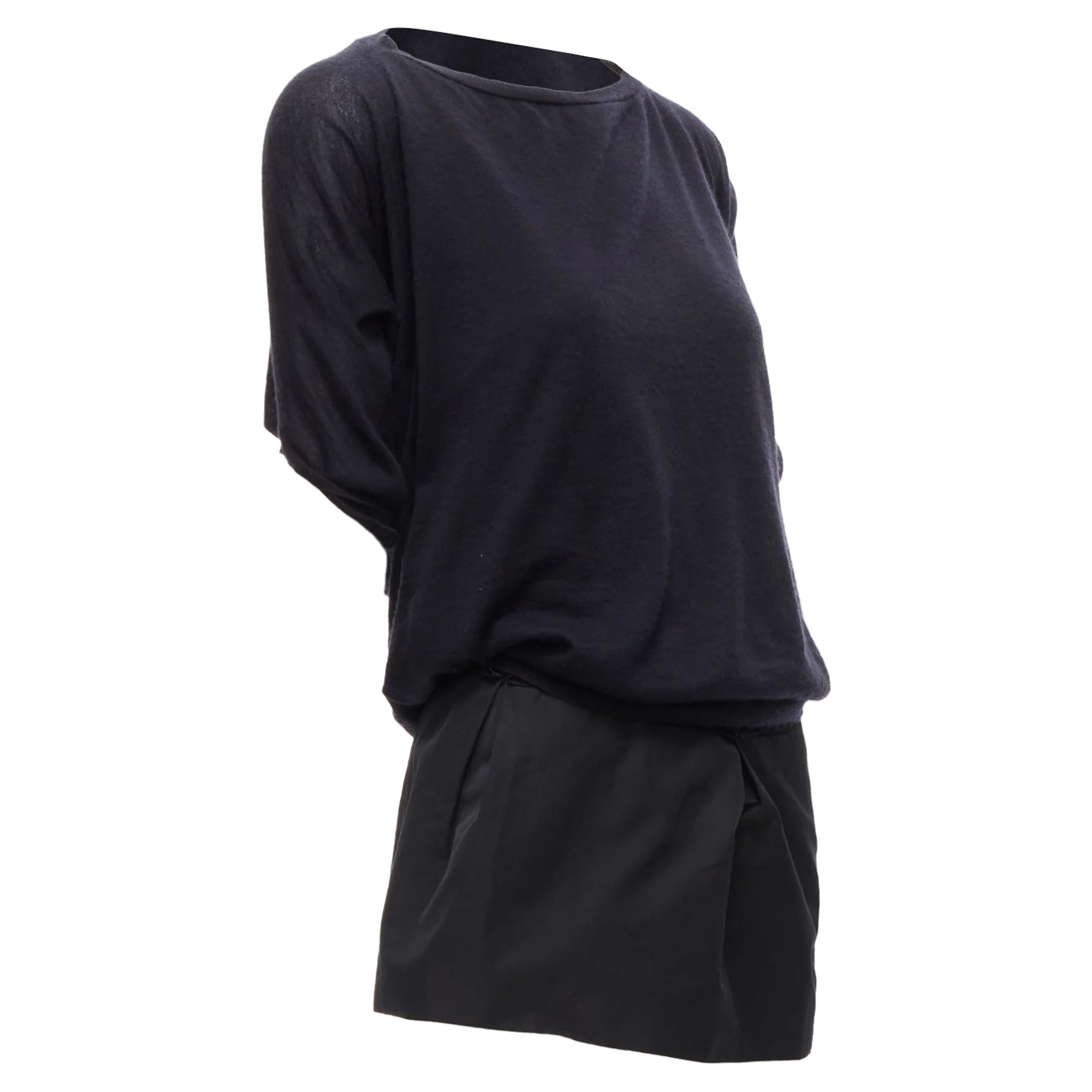 Women's Lanvin cashmere silk layer tunic top - Image 3
