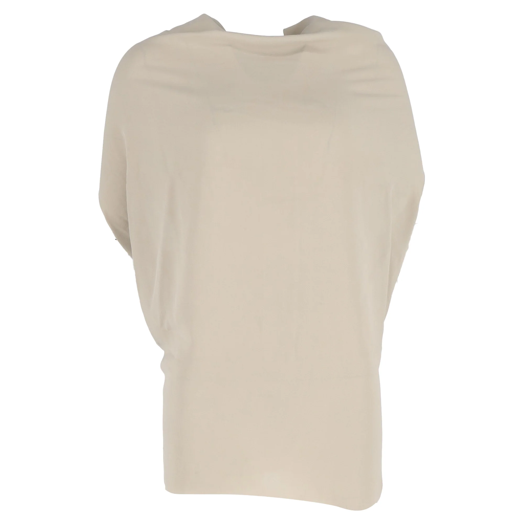 Women's Lanvin Crewneck Blouse in Beige Polyester