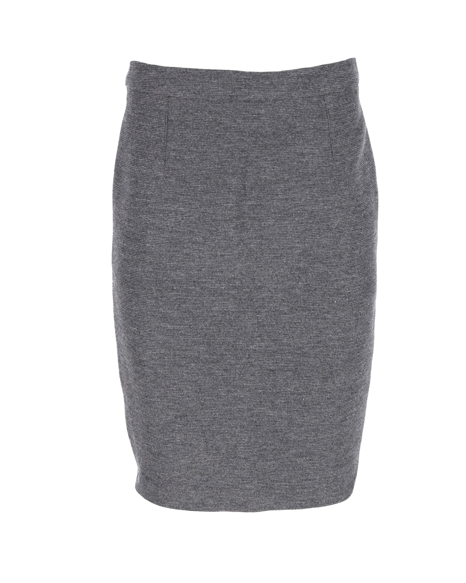 Women's Lanvin Pencil Skirt in Grey Wool