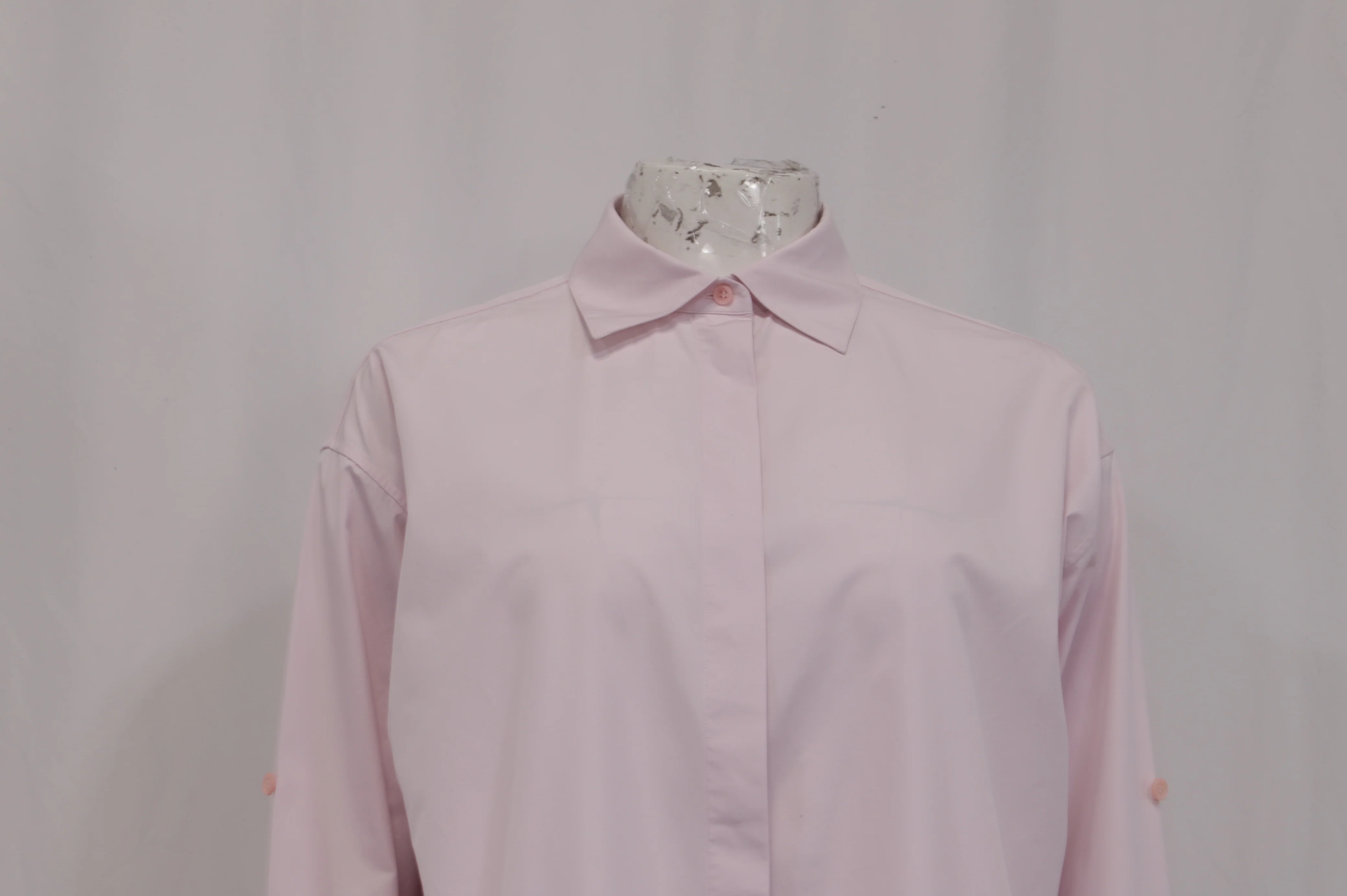 Women's Loewe Button-Front Shirt in Pink Cotton - Image 8