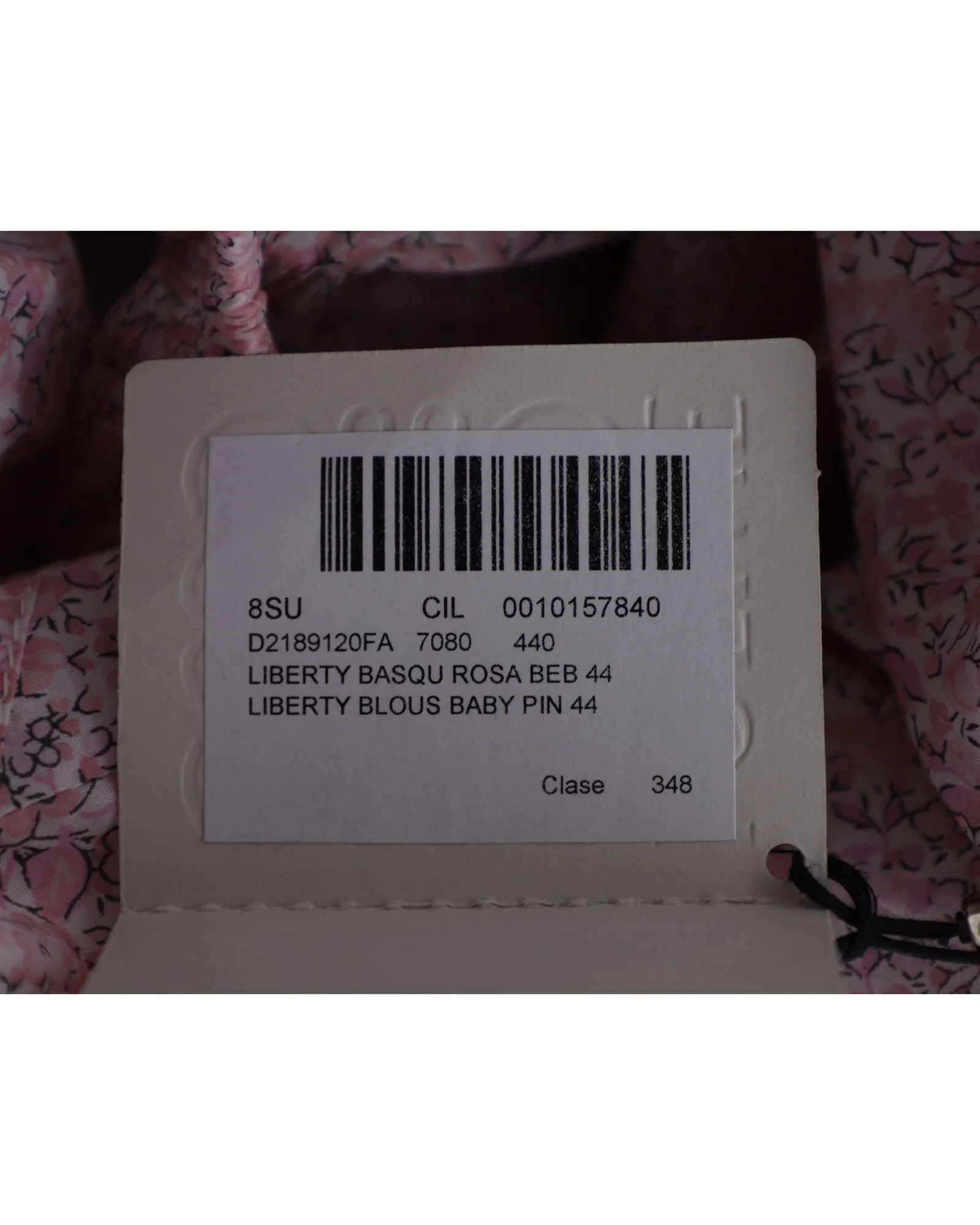 Women's Loewe Liberty Peplum Floral Blouse in Pink Cotton - Image 6
